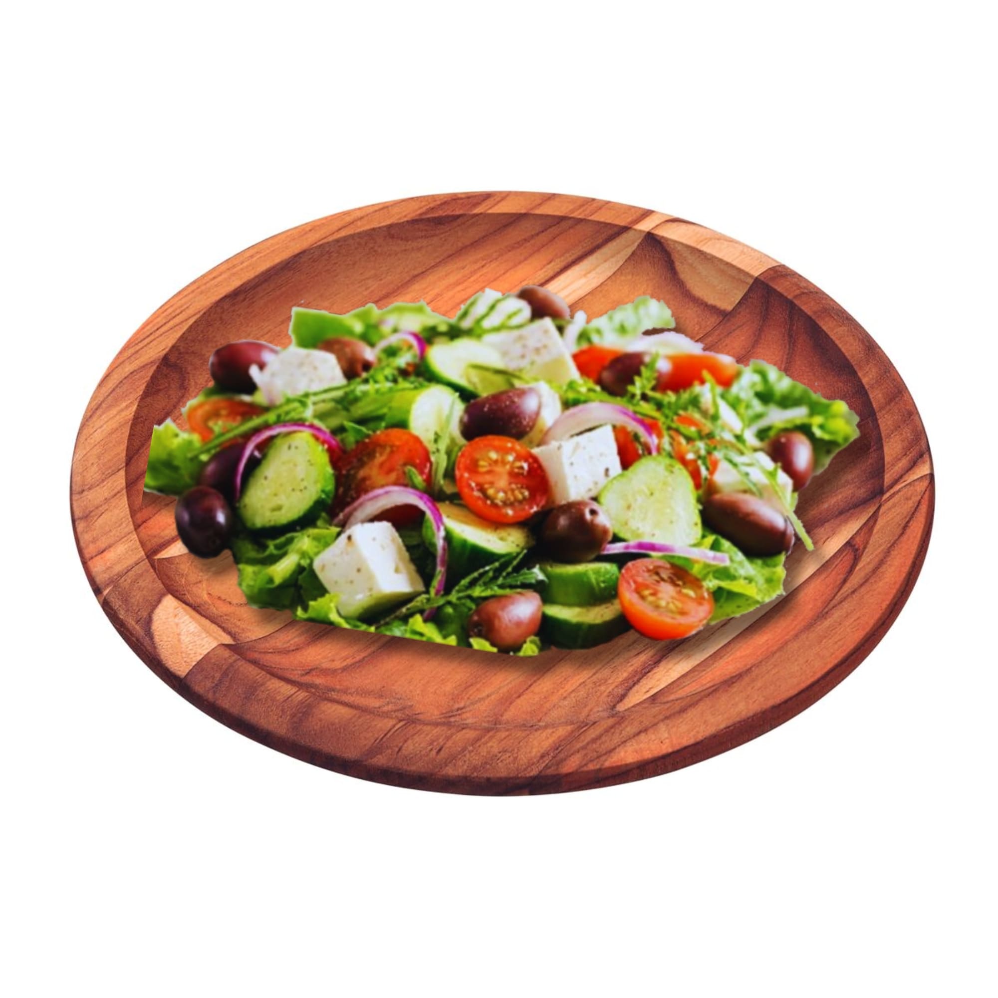 Prato de Madeira Fsc Reflorestada Organic Com Proteção em Óleo Mineral 26cm Tramontina - 13513351