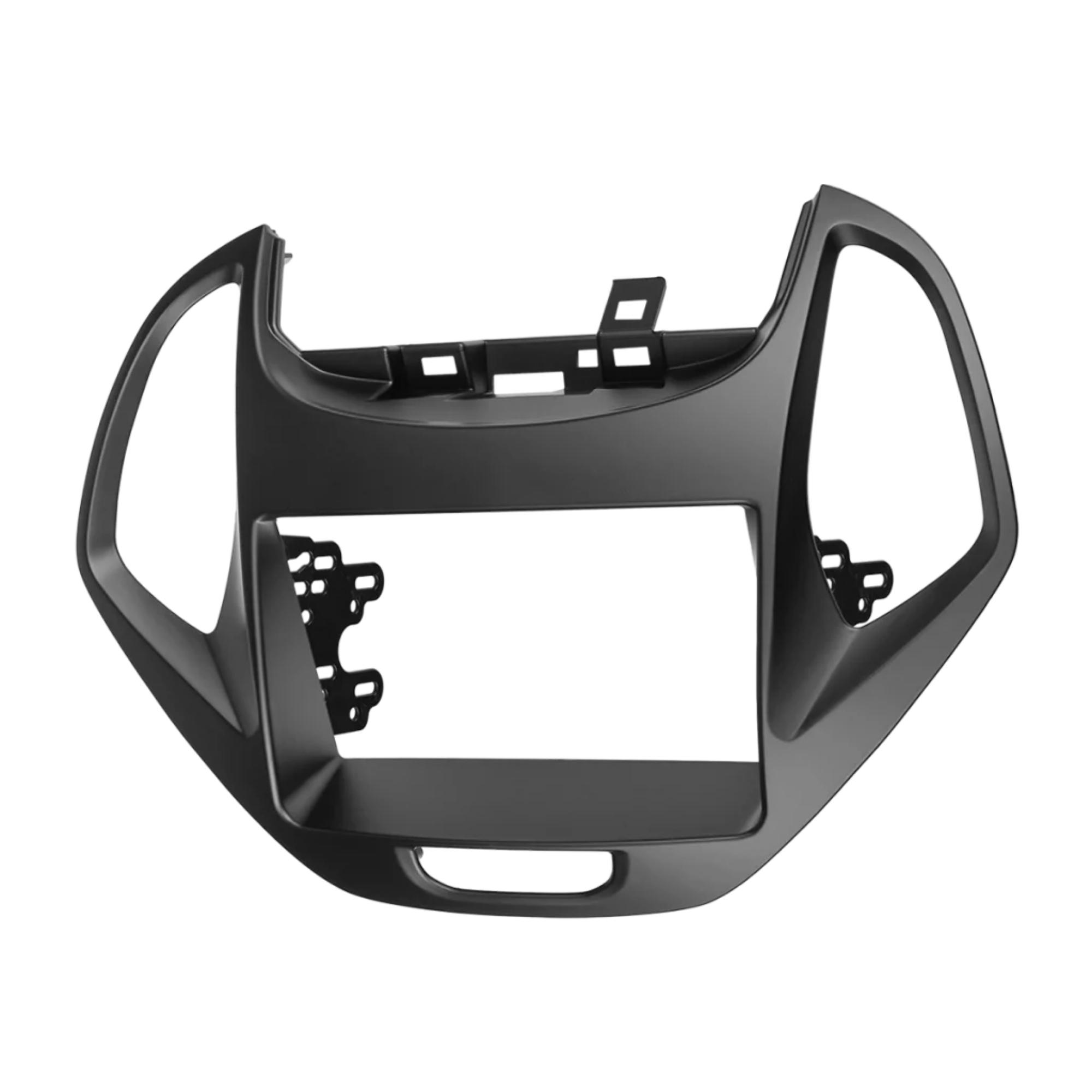 Moldura 2 Din Preto Fosco KA e KA+ (Plus) 2018 a 2019 JP/CH Sem Computador De Bordo - Permak 89/C10