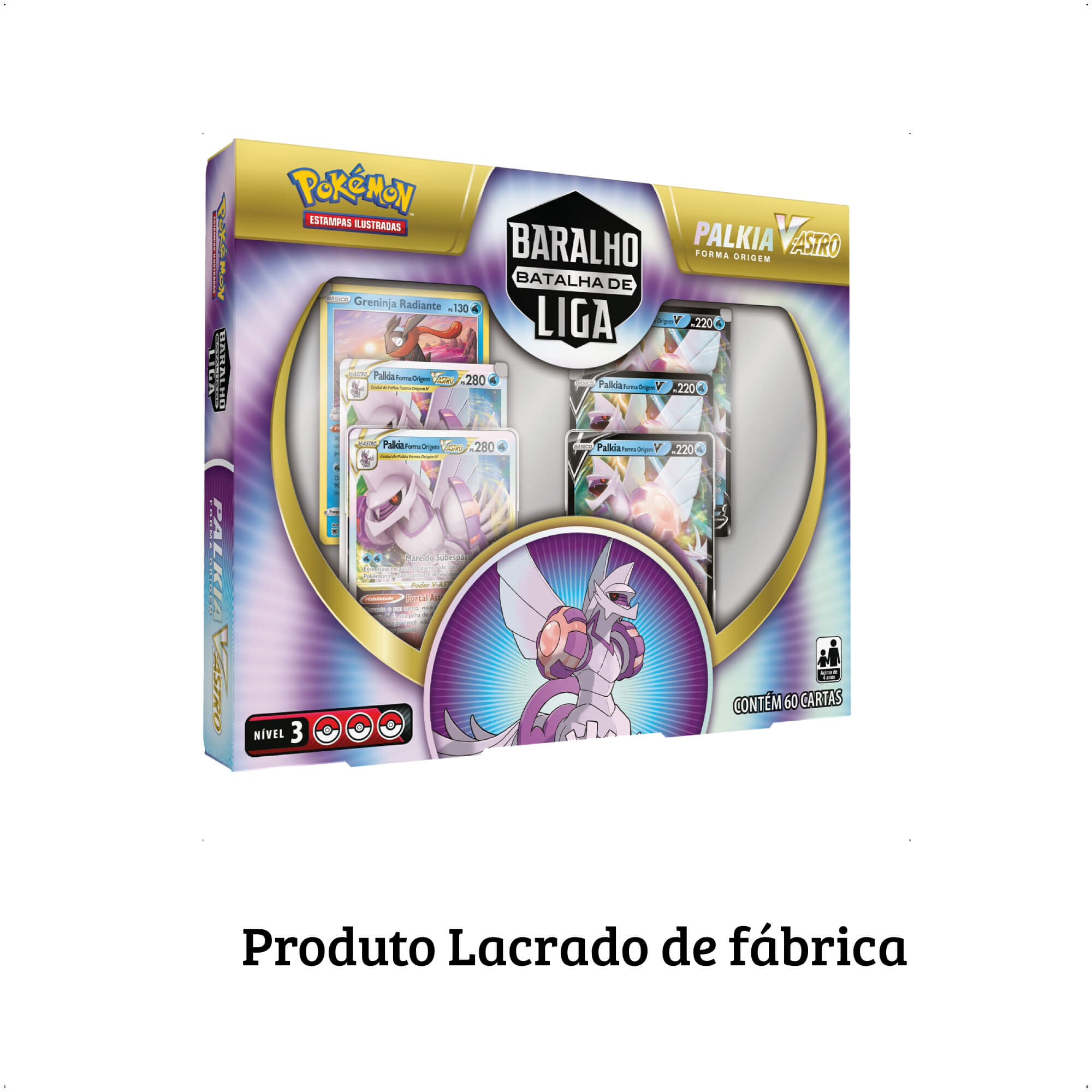Pokemon TCG Deck Batalha De Liga Forma Original Palkia Competitivo V-ASTRO Copag - 32794