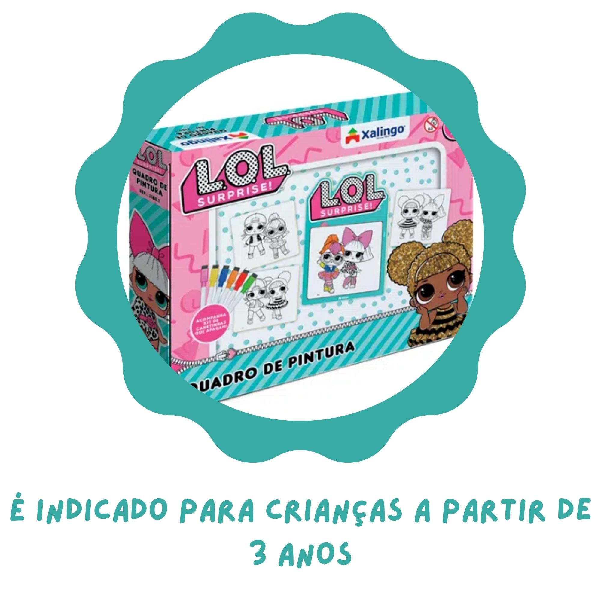 Brinquedo Quadro de Pintura do Blue's Clues c/ 6 Canetas e Apagador Xalingo - 21801