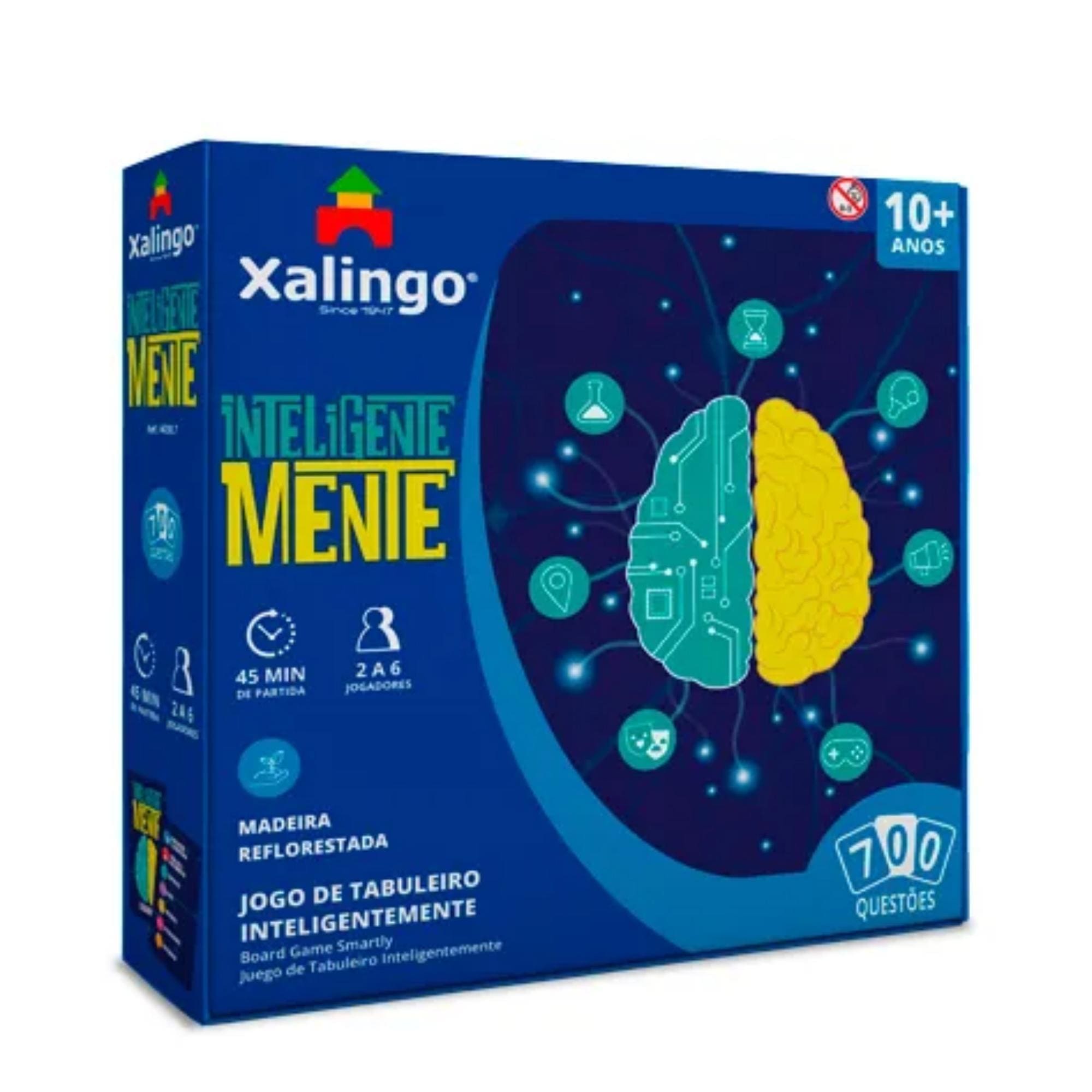 Jogo de Tabuleiro Inteligentemente 121 Peças para Crianças a Partir de 10 Anos Xalingo - 60587