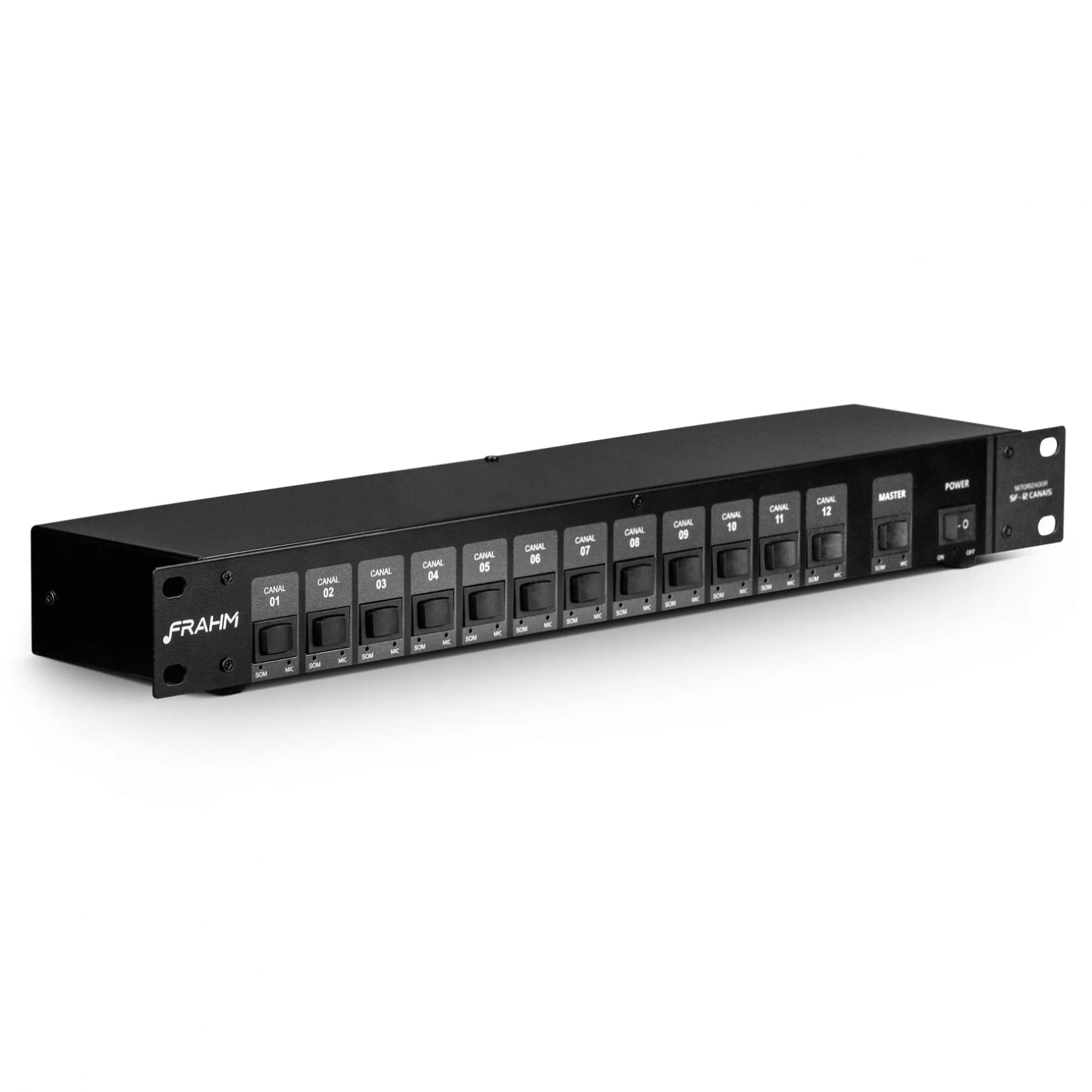 Setorizador SF-12 Canais Bivolt Automático Potência 300W com Comando Master Frahm - 31938