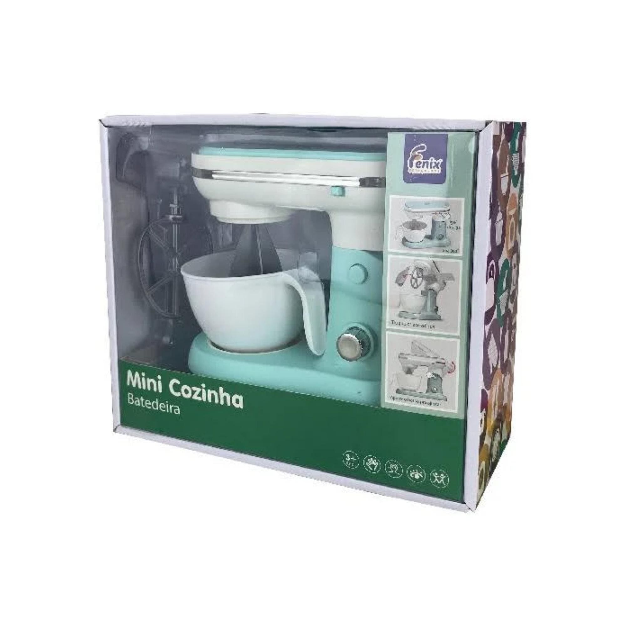 Brinquedo Mini Batedeira Infantil Acessórios Cozinha Recomendado +3 Anos Fenix - LKC-992