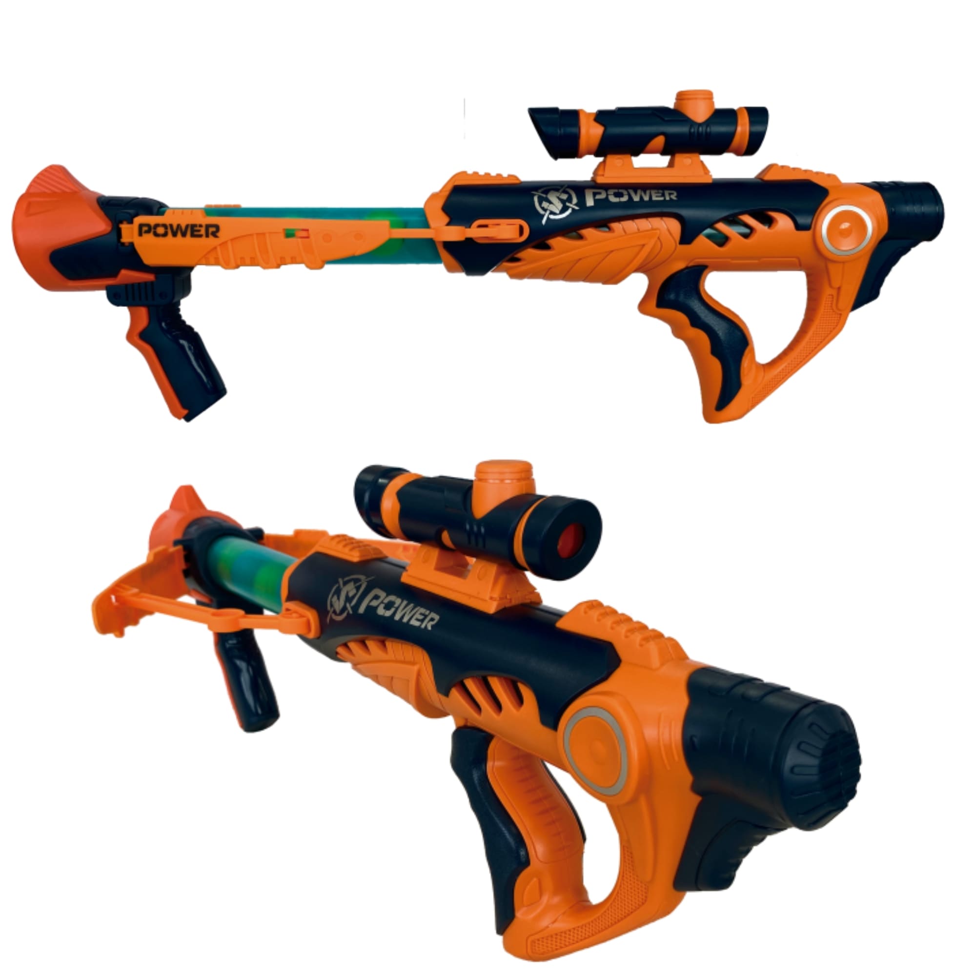 Brinquedo Lançador Pow Pow Blaster com 12 Bolinhas Fenix Brinquedos - PPL-983