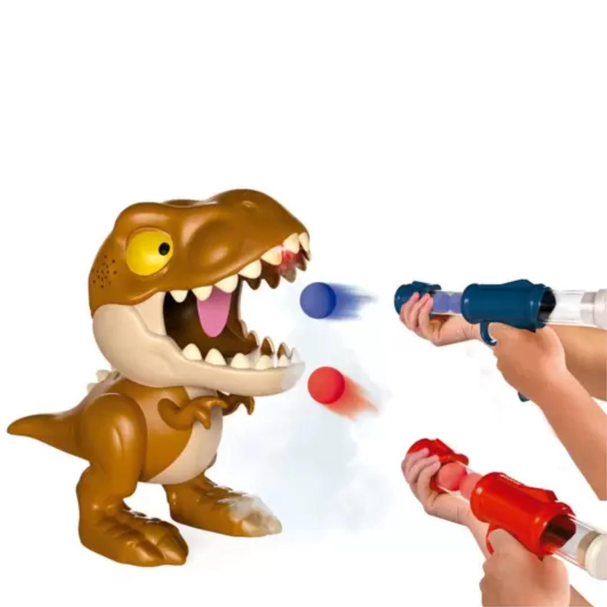 Brinquedo Dino Pow Ball com Lançadores e Dardos Inclusos Fenix Brinquedos - PPD-942