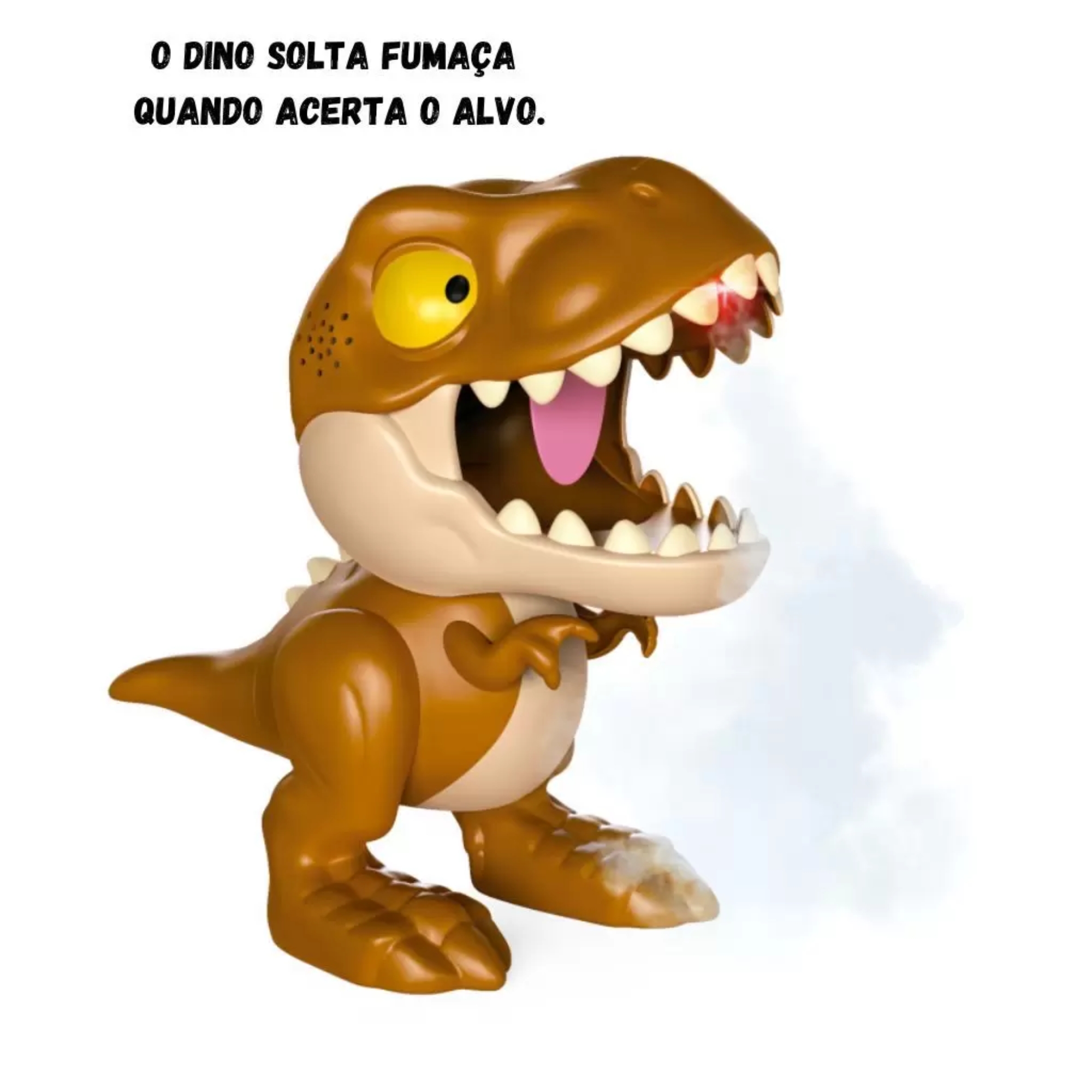 Brinquedo Dino Pow Ball com Lançadores e Dardos Inclusos Fenix Brinquedos - PPD-942