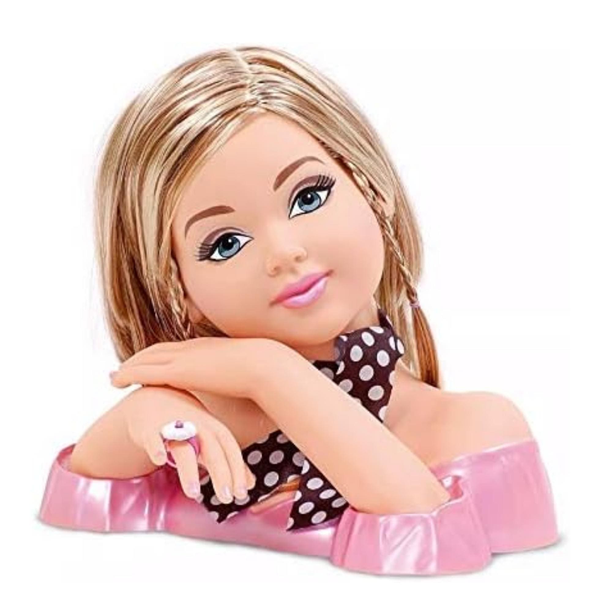 Boneca Charmosa com Acessórios e Mecanismo Aperte e Ela Fala com Você Cotiplás - 1603
