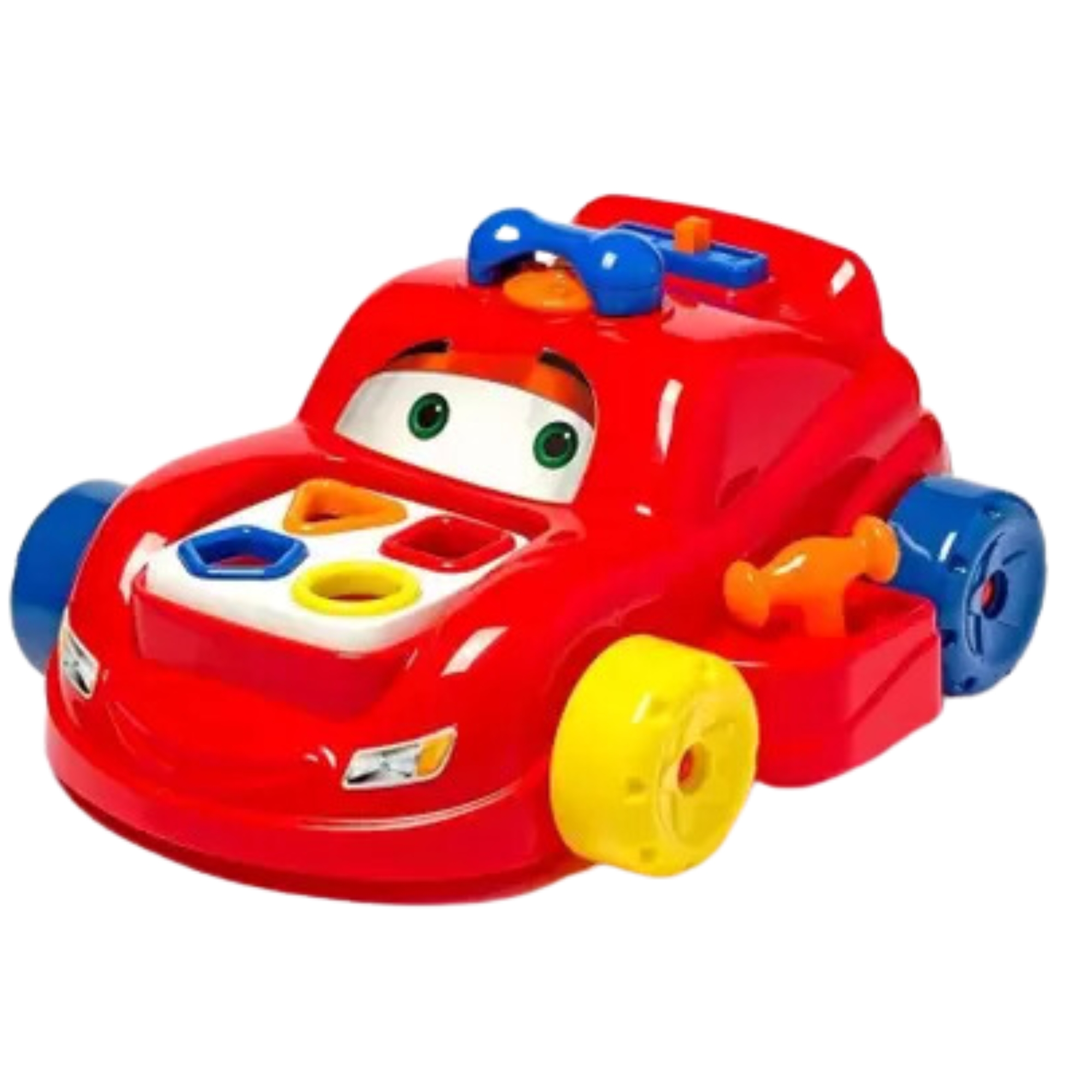 Brinquedo Play Time Carros Atividades Vermelho para Crianças a Partir de 10 Meses Cotiplás - 1951