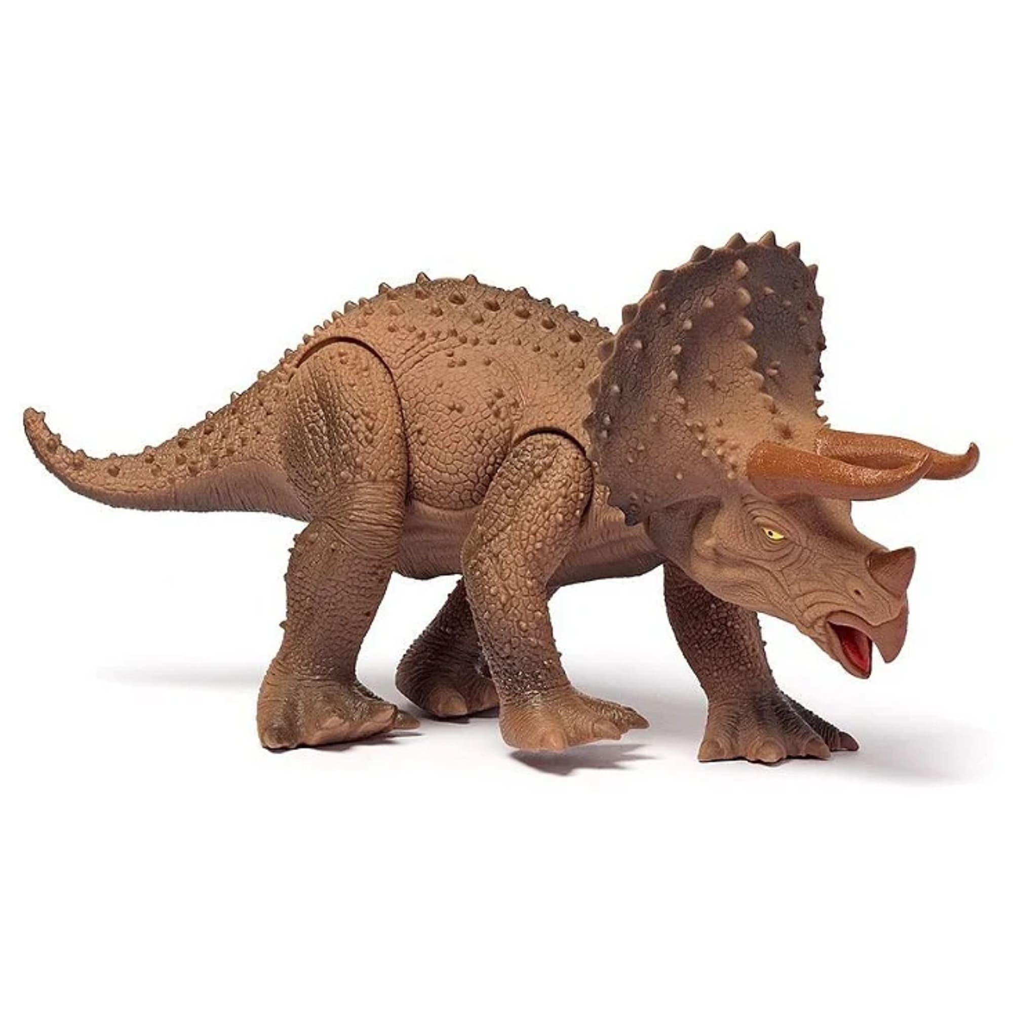 Boneco Dino World Kids Triceratops Faz Sons de Dinossauro de Verdade Cotiplás - 2089