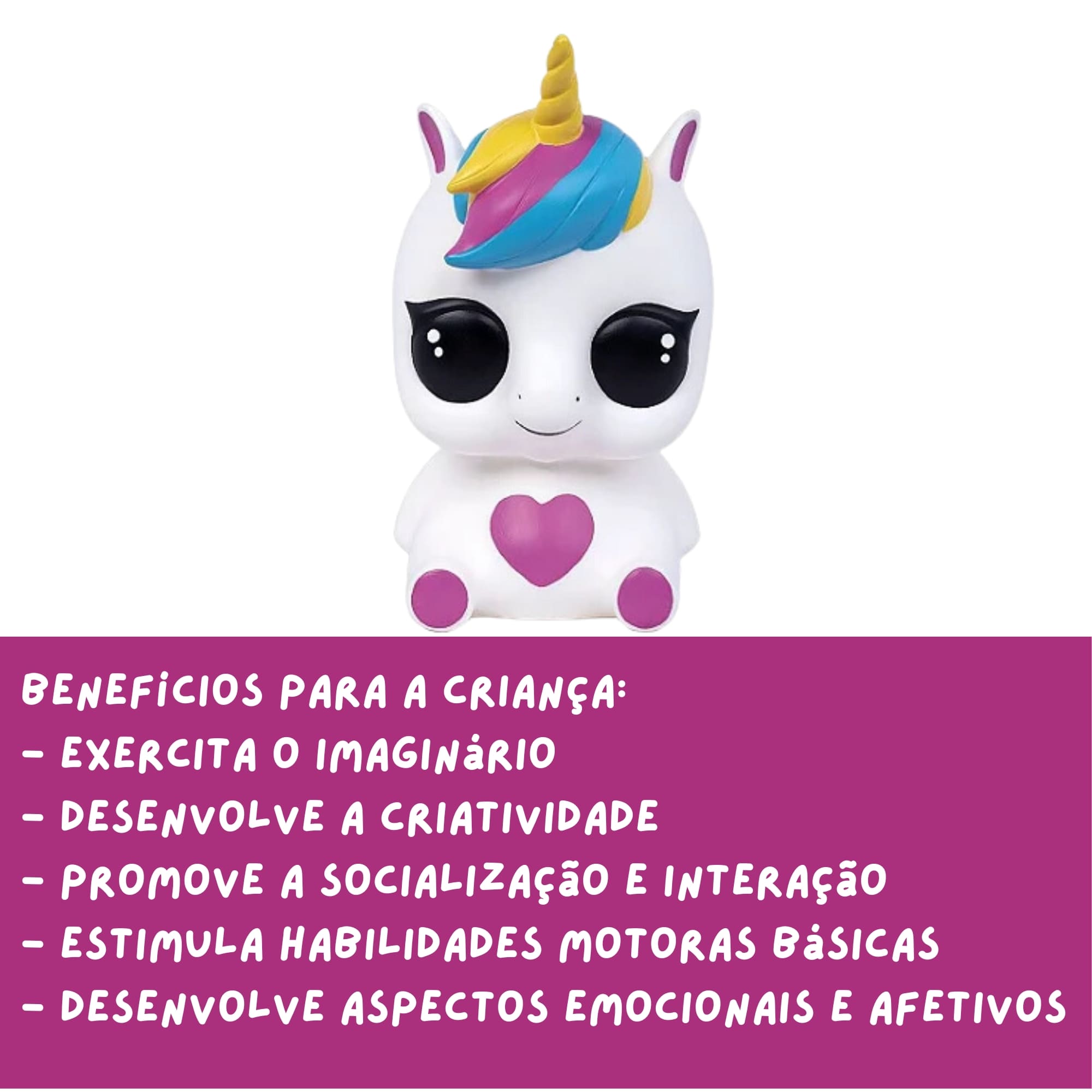 Brinquedo Mochilinha Cofre Pop Surprise Pets Unicórnio com Duas Caixas Surpresa Sortidos Cotiplás - 2395
