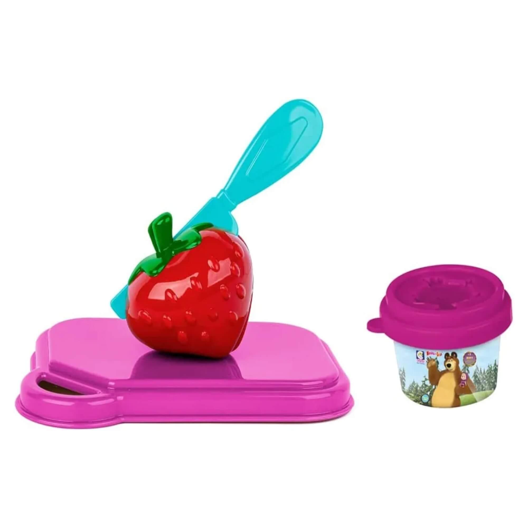 Boneca Masha E O Urso 18 cm com Acessórios para Crianças a Partir de 3 Anos Cotiplas - 2569