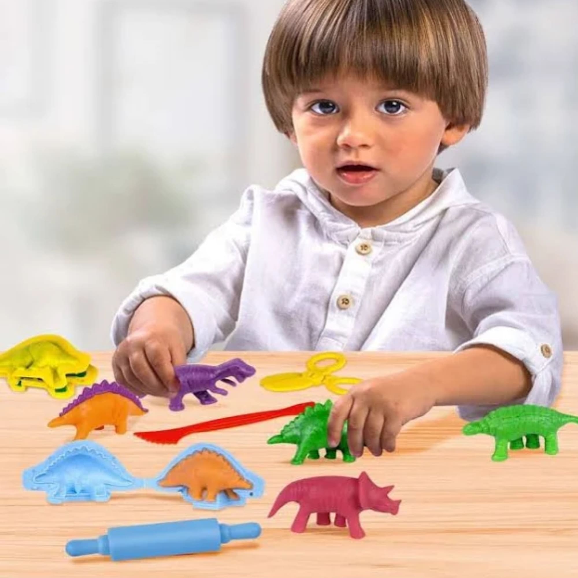 Brinquedo Massinha Modelar Atóxica Tutti Frutti c/ Molde de Animais Cotiplas - 2630