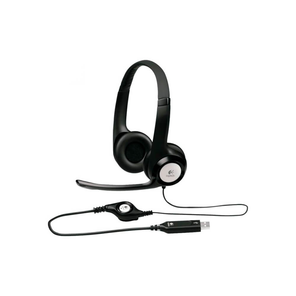 Fone de Ouvido Headset Stereo H390 USB 2.0 - Logitech