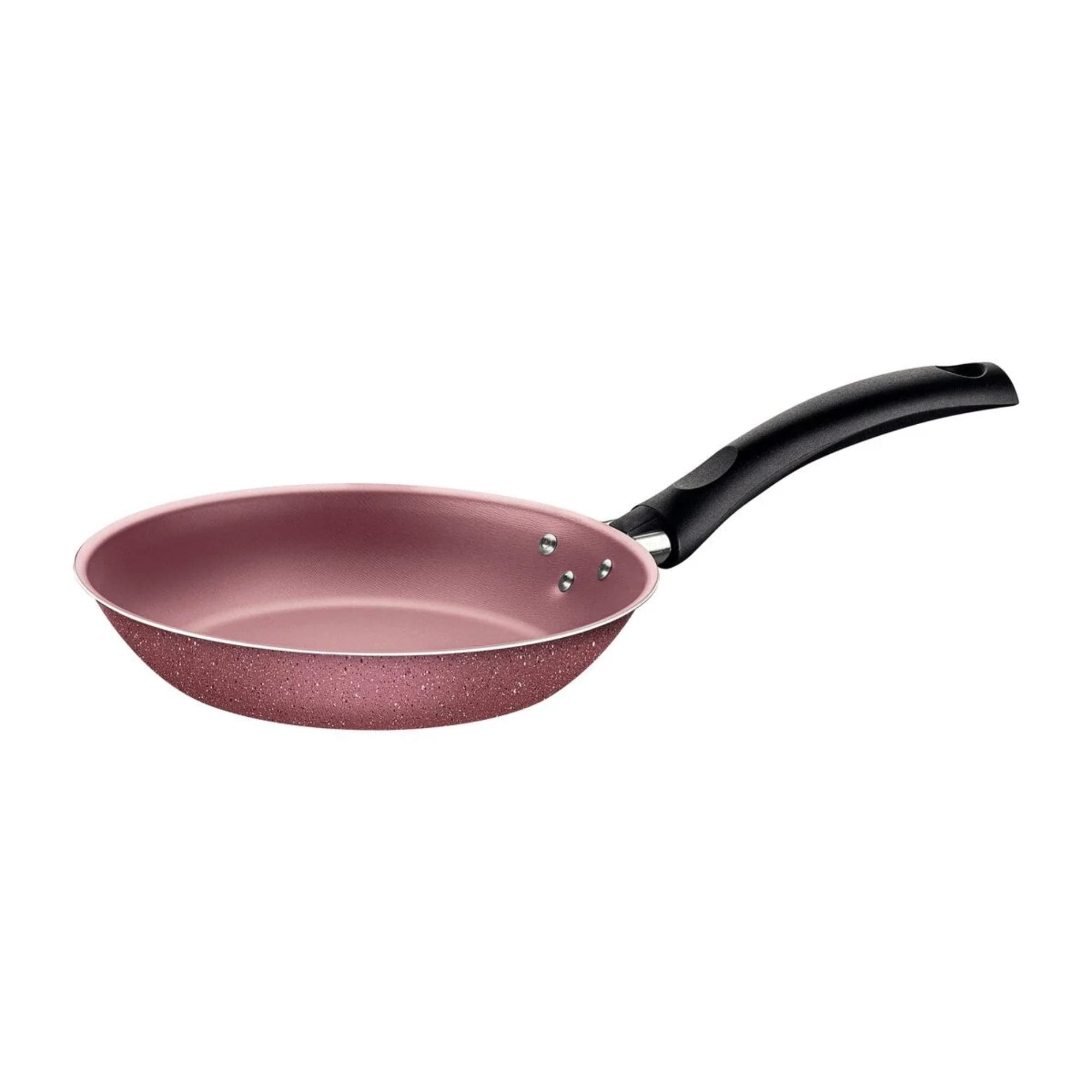 COMP Kit Jogo de Panelas 4 Peças em Alumínio Antiaderente Starflon Max + Faqueiro Ipanema 30 Peças Inox Rosa Tramontina