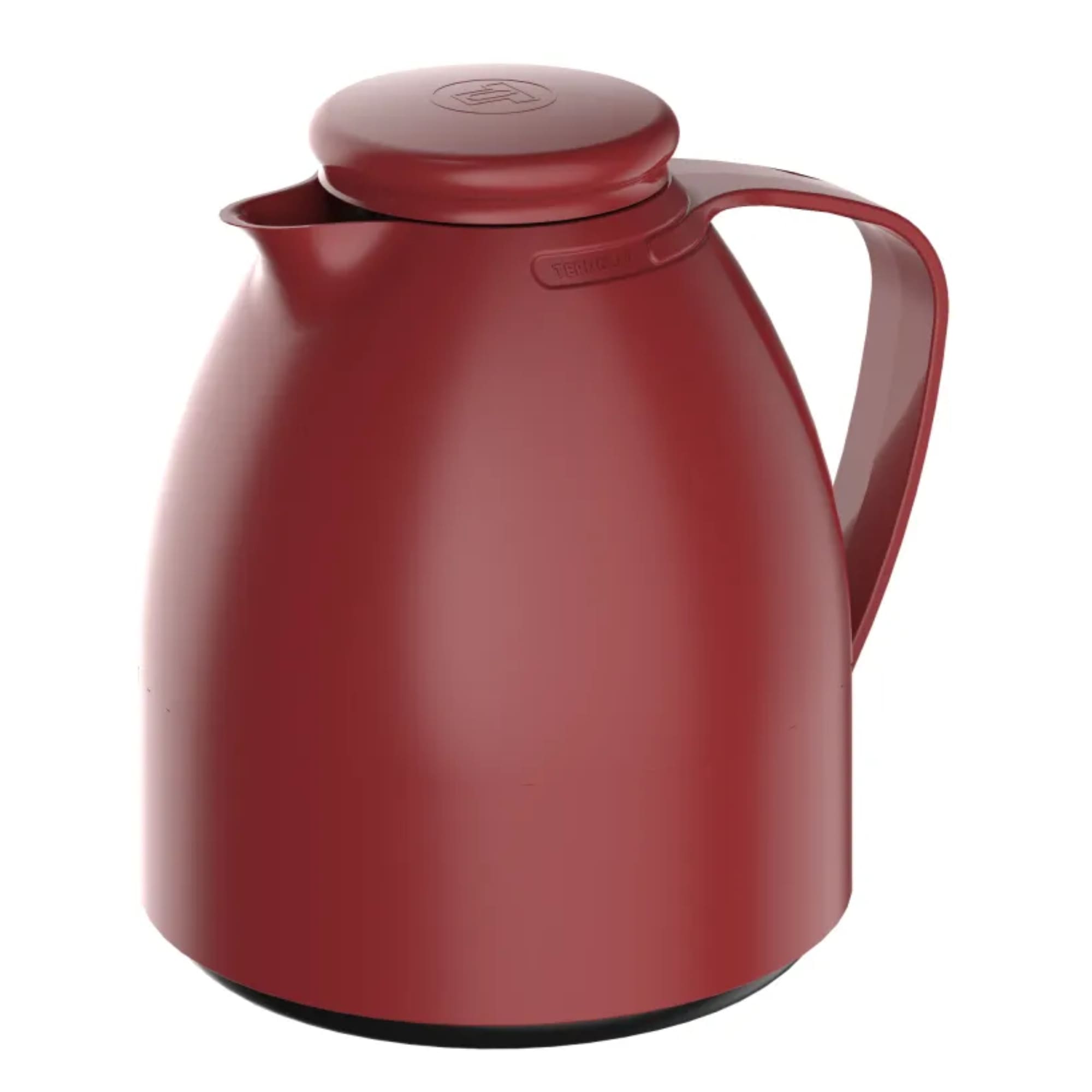 Garrafa Térmica Bule Luna 500ml Vermelho Plástico Isolamento de Ampola de Vidro Termolar - 57669
