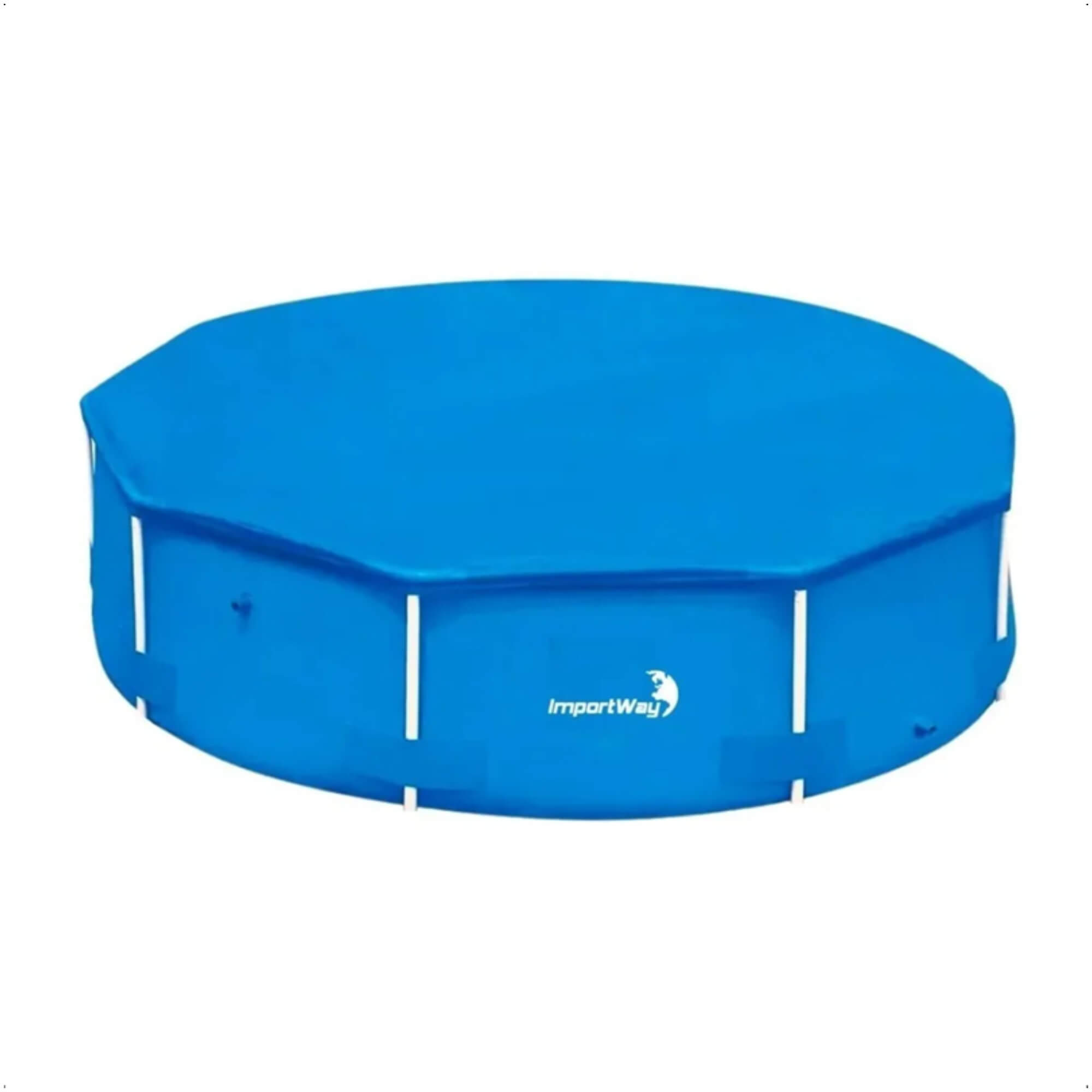 Capa para Piscina com Borda Estruturada Diâmetro 3,0 Metros Importway - IWCPBE300