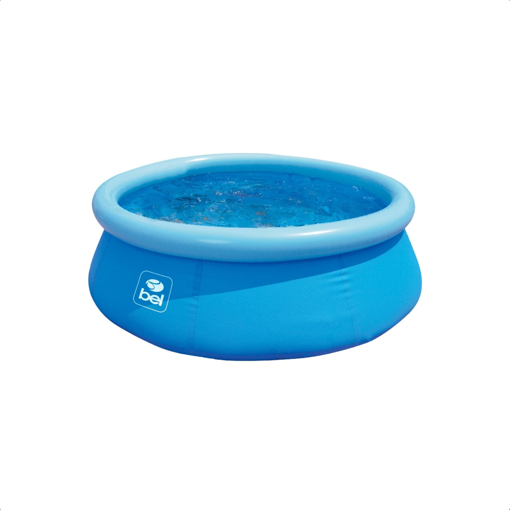 Piscina Inflável Infantil 500 Litros PVC 1,50m x 38cm Cor Azul com Kit Reparo BEL - 50000