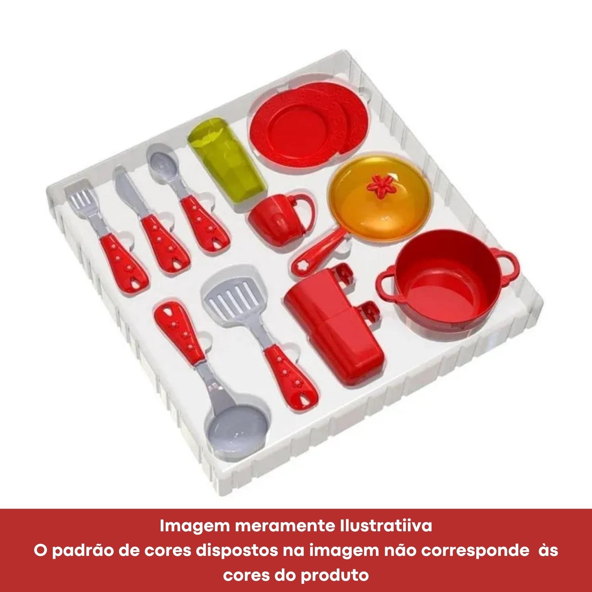 Brinquedo Kit Cozinha Infantil Miraculous Ladybug com Acessórios para Crianças a Partir de 3 Anos Xalingo - 55076