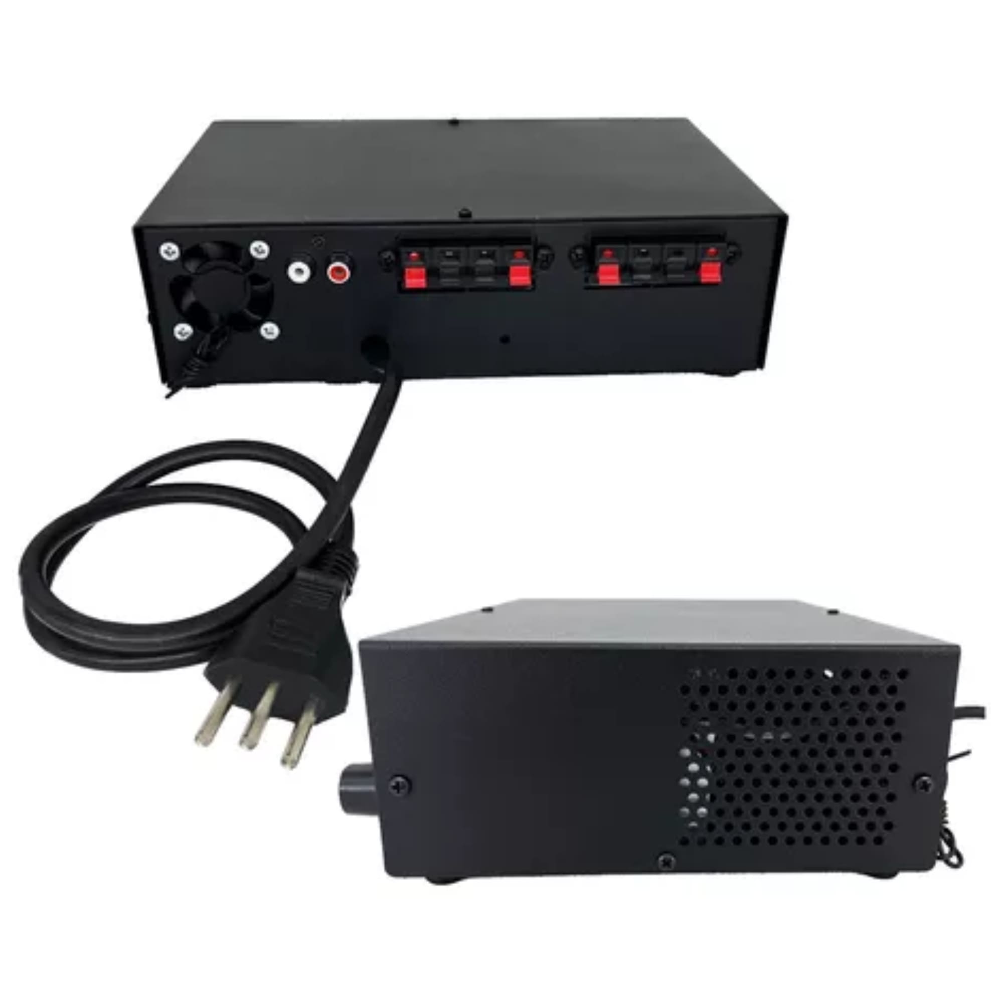 Amplificador Receiver Bluetooth 4 Canais USB, MicroSD, RCA, Auxil LS600 Pro Class D Leson 2AMPLSPRO