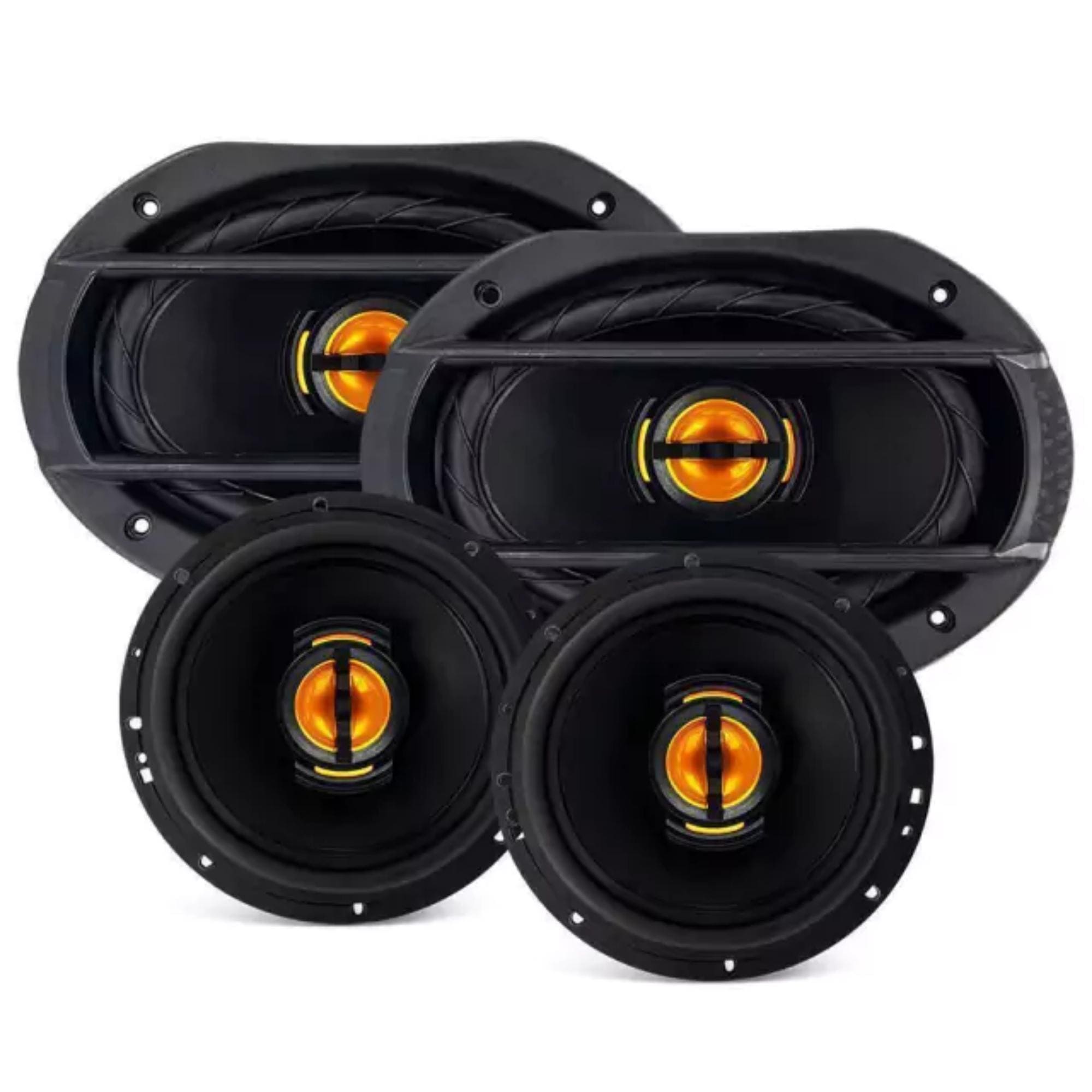 Kit Som Automotivo Falante JB669 Flex 6x9" 220W RMS 4 Ohms Preto Fácil Instalar Leson 2LSO55669