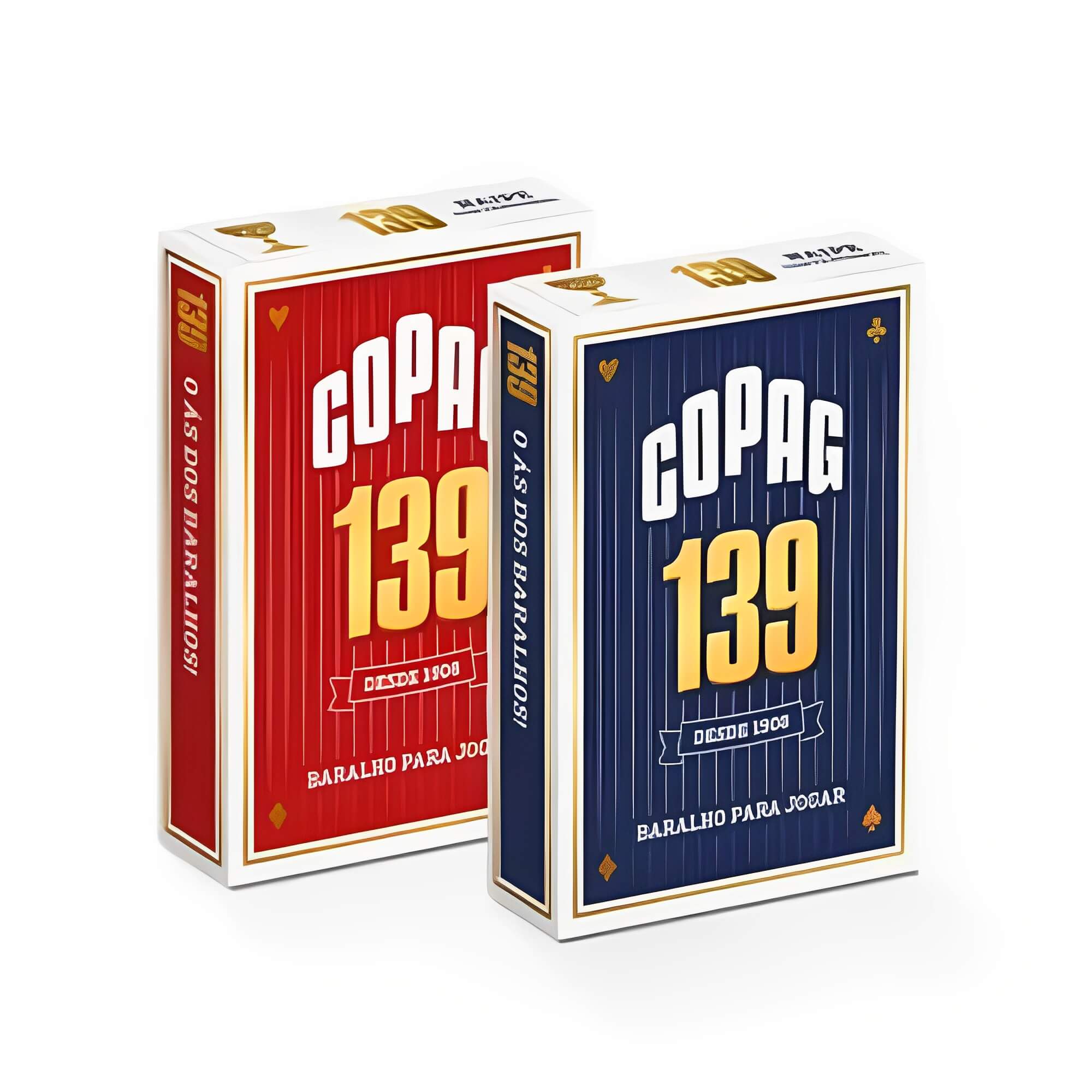 Kit 12 Baralhos 139 Tradicional Naipe Convencional Cartas em Couchê Copag - 93048