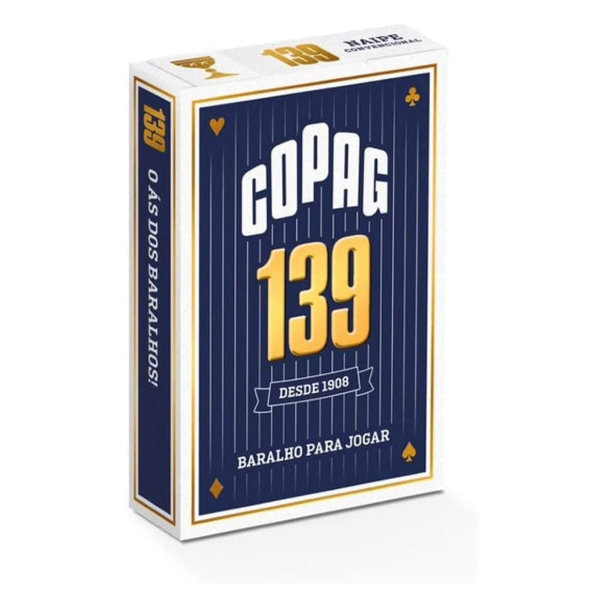 Kit 12 Baralhos 139 Tradicional Naipe Convencional Cartas em Couchê Copag - 93048