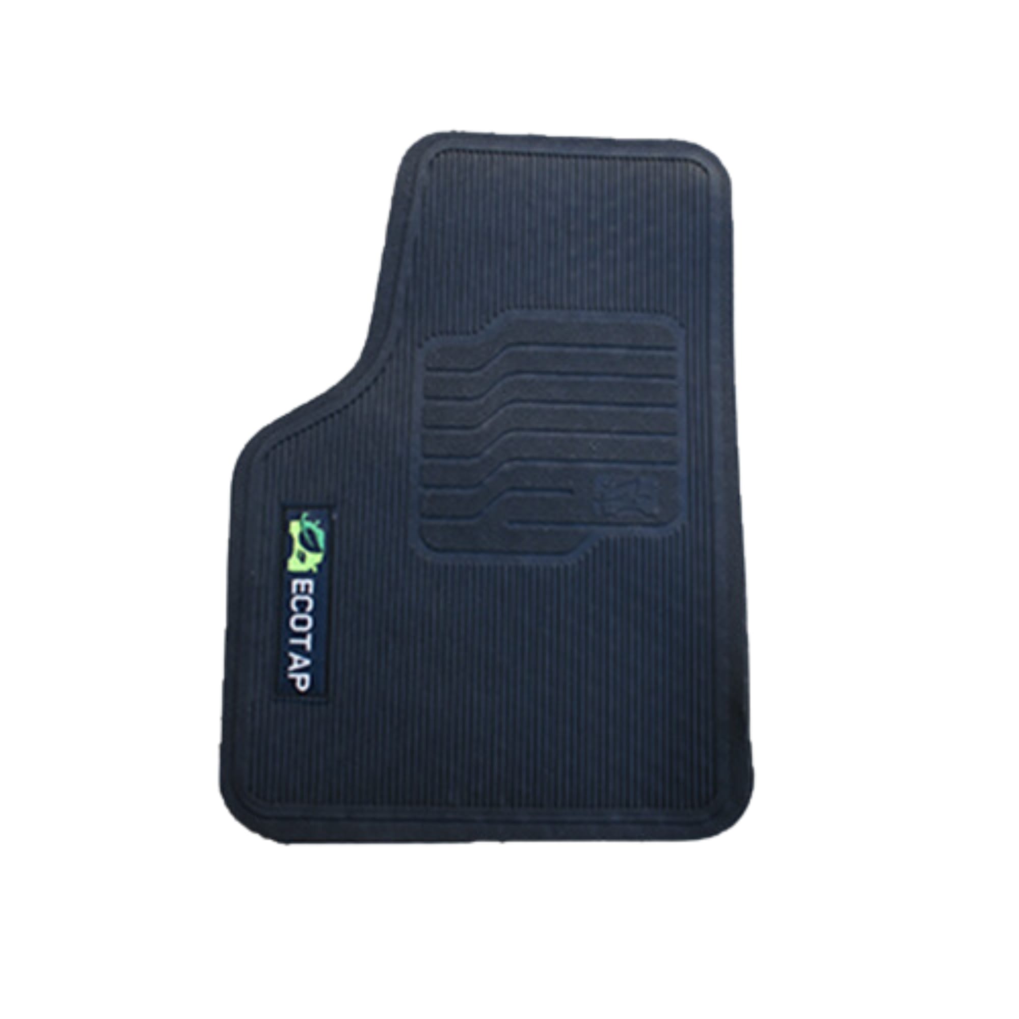 Tapete Para Carro 04 Peças Preto Adaptável Universal Unitário Ecotap - U2872