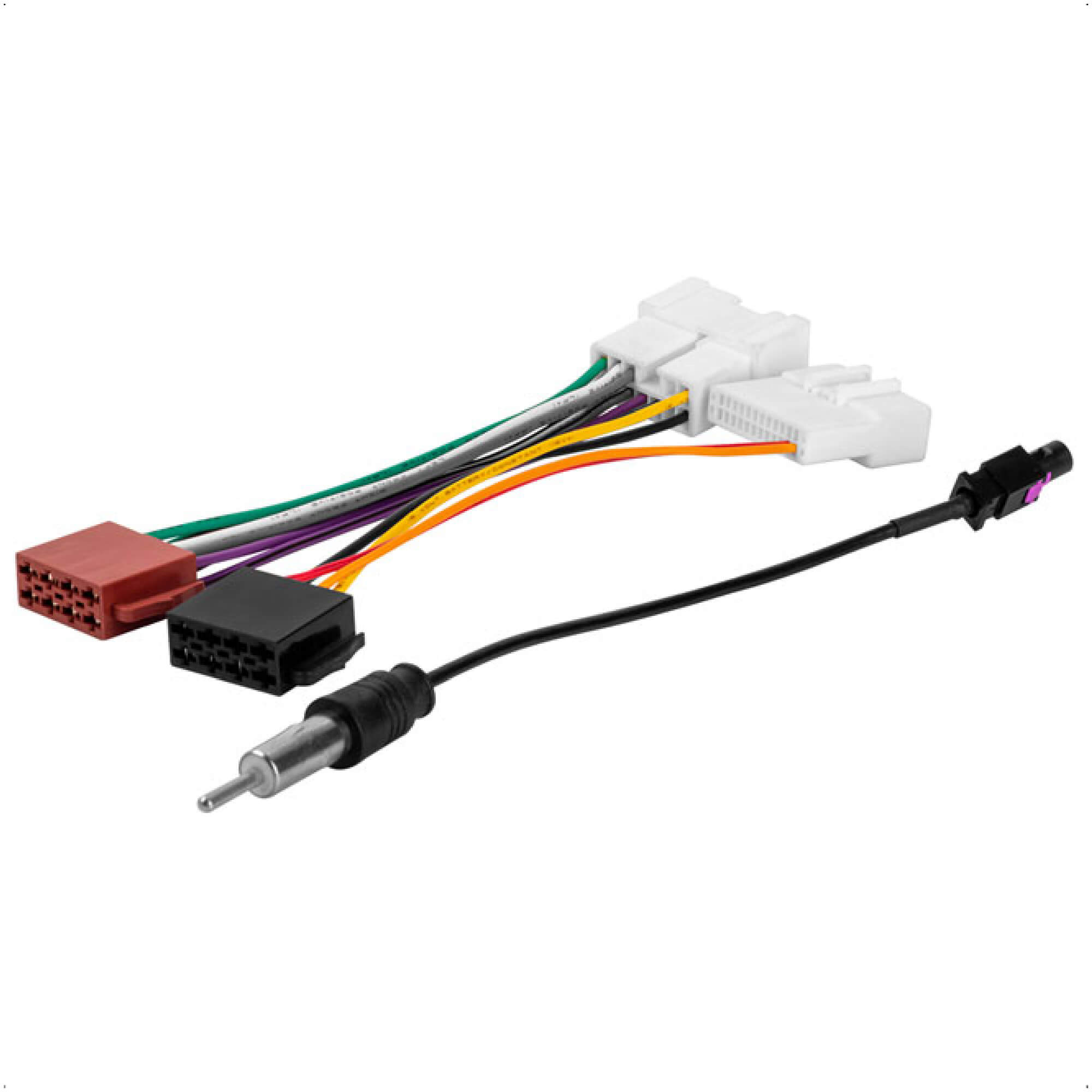 Kit Fácil C/ Chicote de Ligação do Som e Adaptador Duster / Logan / Sandero / Oroch - FAC RN-001