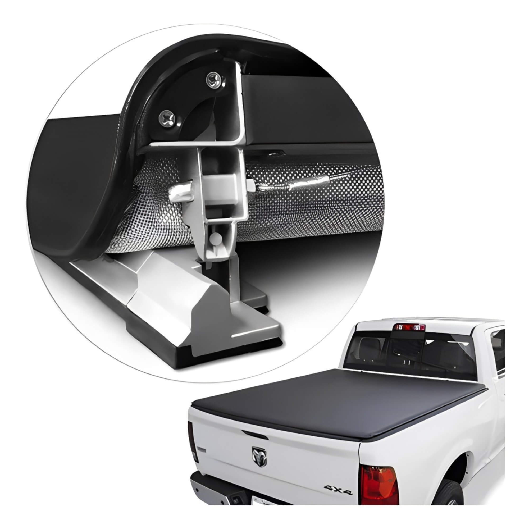 Capota Maritima Dodge Ram 2500/3500  A Partir de 2012 Sem Bau Cabine Dupla Flash Cover-FC05020770