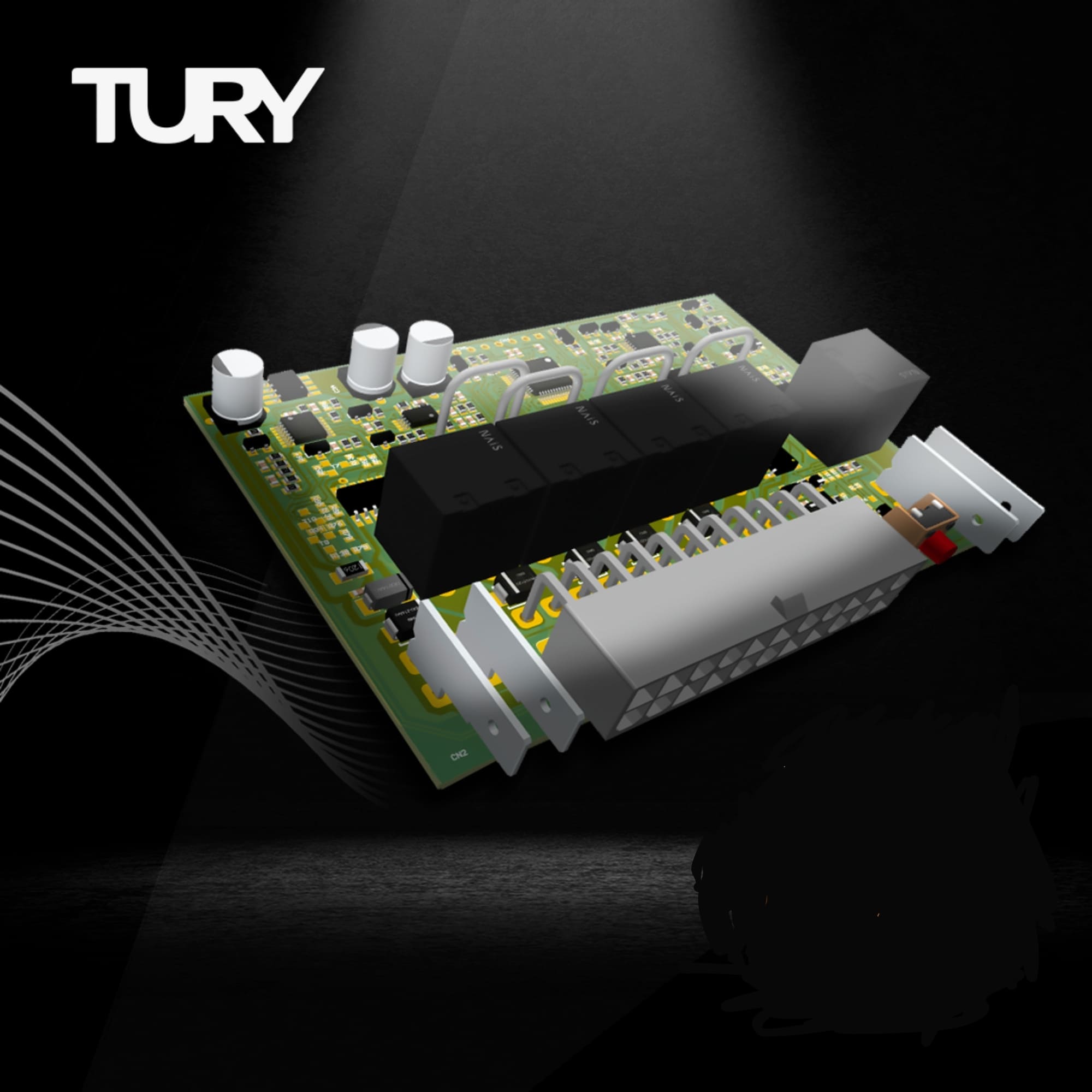 Módulo de Vidro e Retrovisores Elétrico Automação Tury Ram 1500 PRO4.108LONGAG