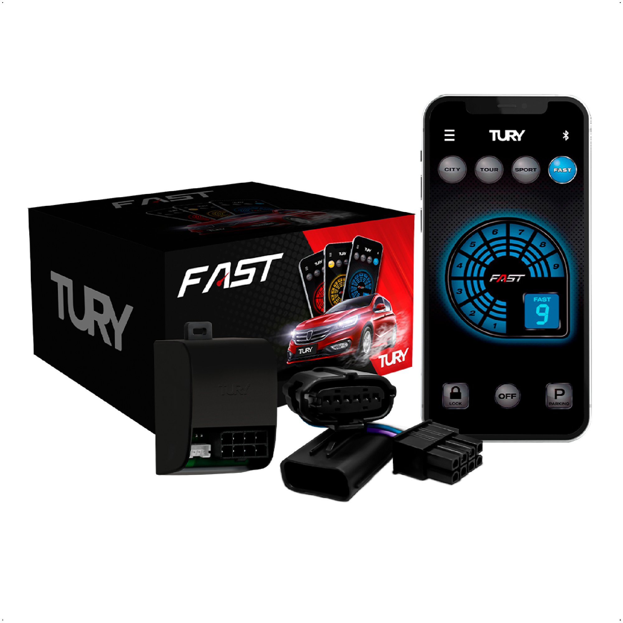 Módulo de Aceleração Civic/WRV/Civic Si/City/Fit/Accord/CRV/HRV Tury - FAST3.4E