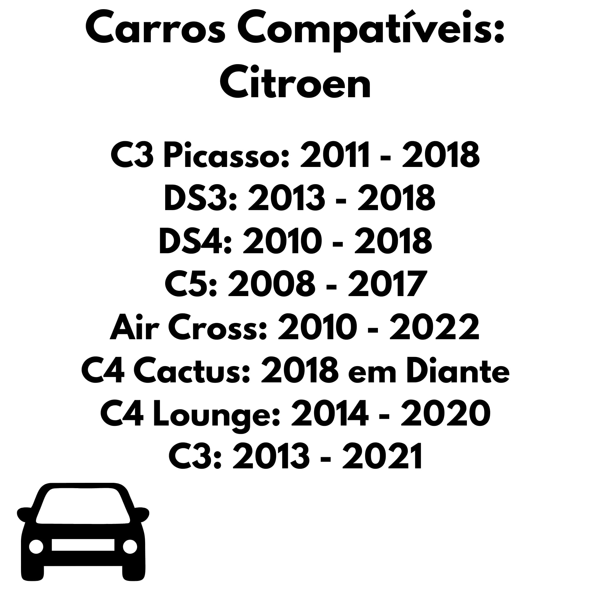 Módulo Variador De Avanço Compat. C3 Picasso 11/18 DS3 13/18 DS4 10/18 C5 08/17 Tury-FAST 3.2 R