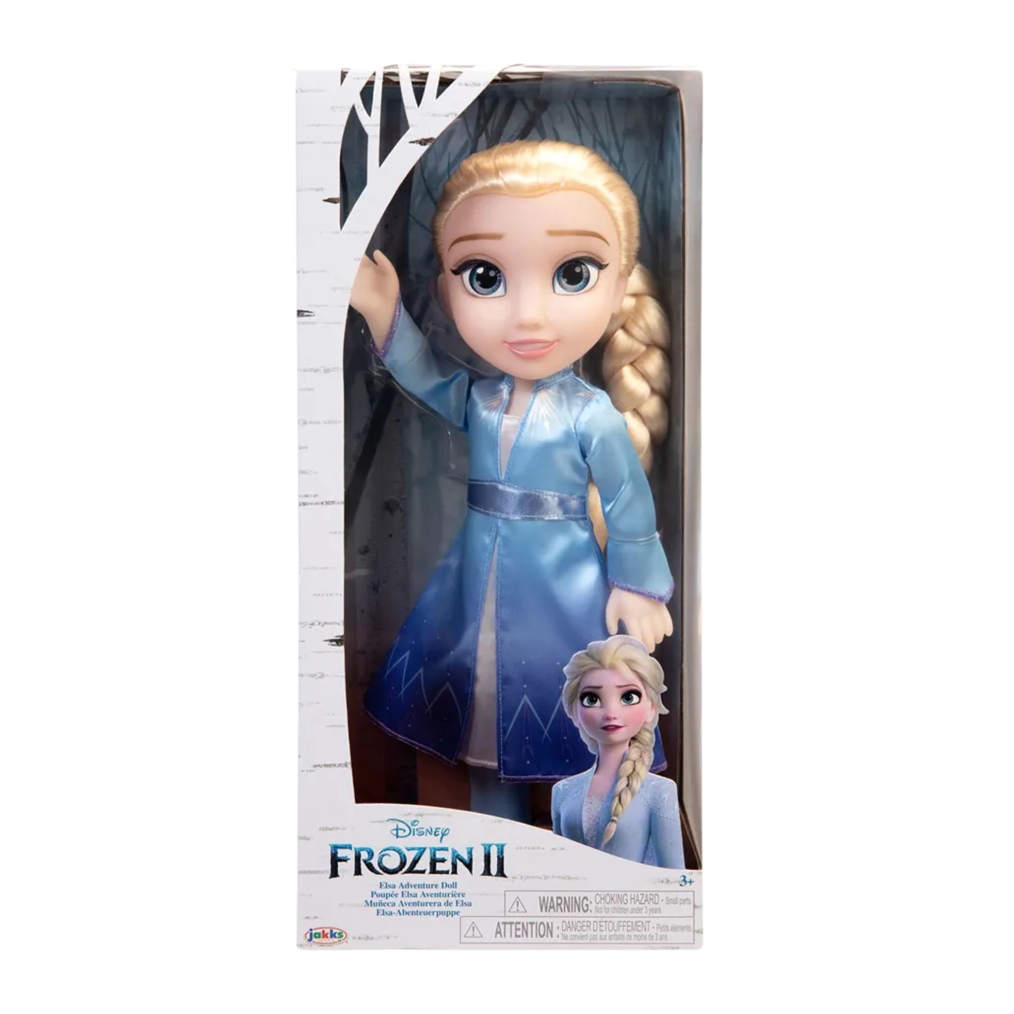 Princesa Disney Boneca Infantil Articulada Elsa Frozen 38cm Multikids - BR1921