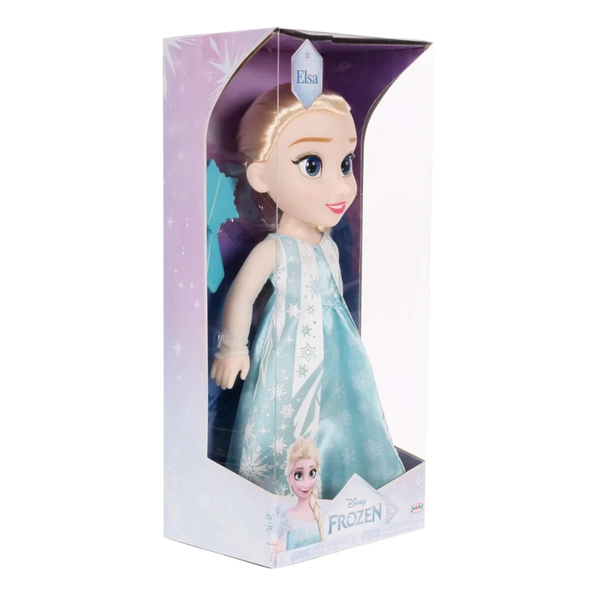 Princesa Disney Boneca Infantil Articulada Elsa Frozen 38cm Multikids - BR1921