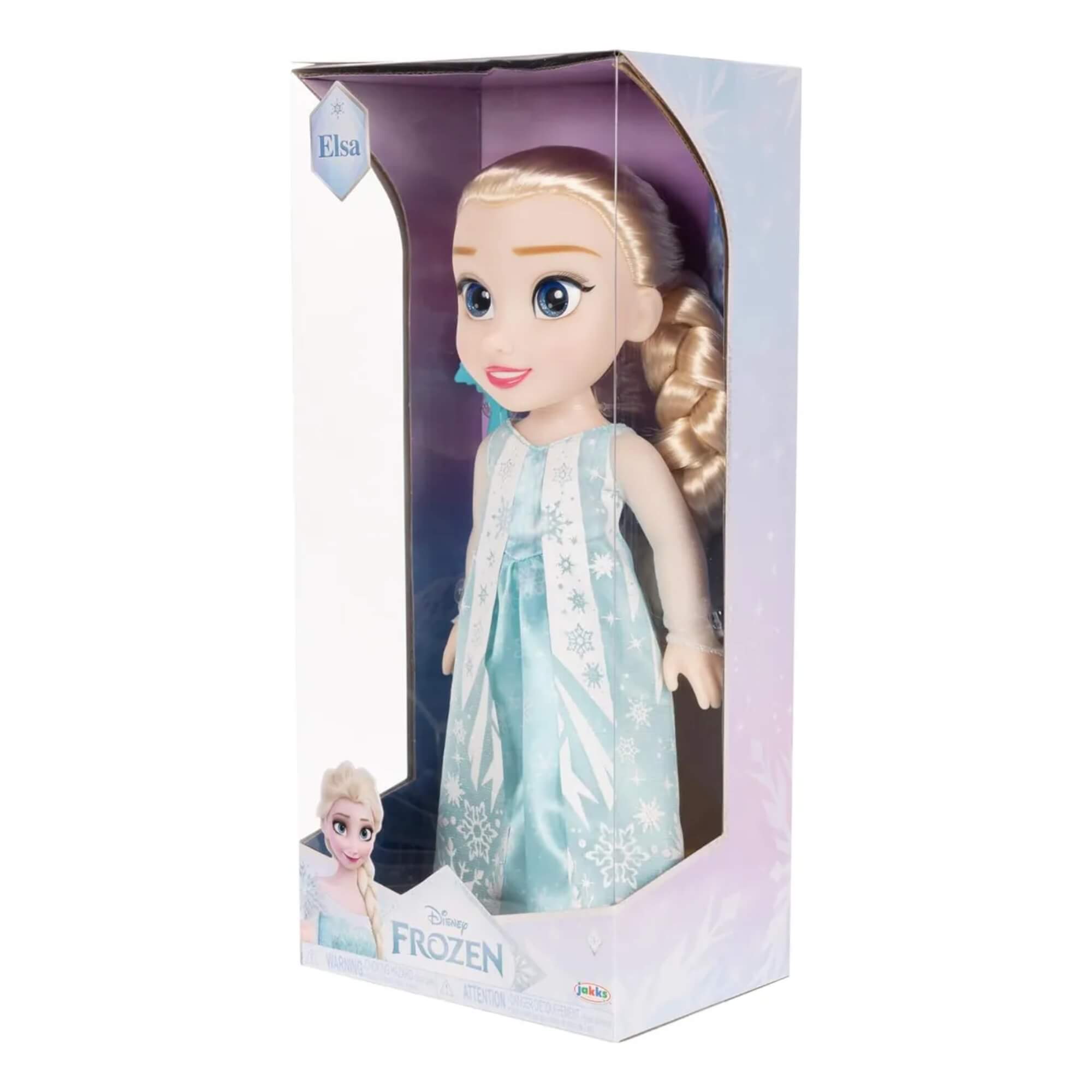 Princesa Disney Boneca Infantil Articulada Elsa Frozen 38cm Multikids - BR1921