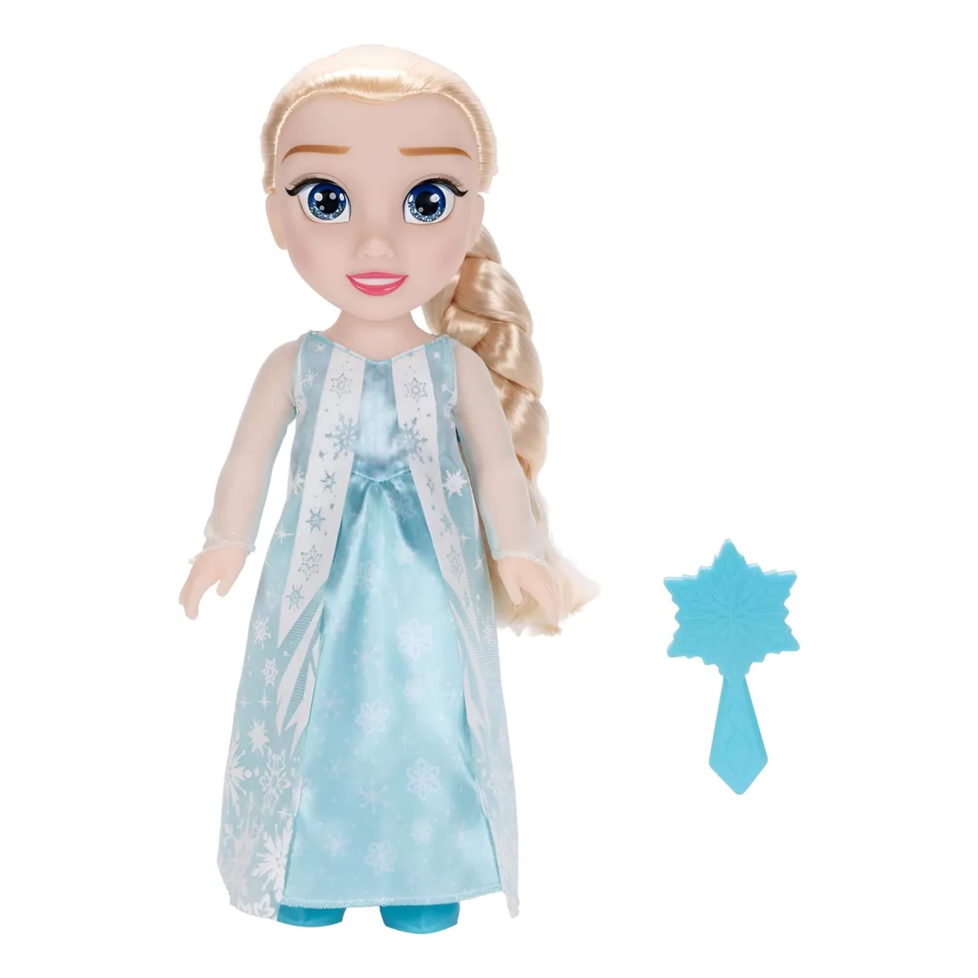 Princesa Disney Boneca Infantil Articulada Elsa Frozen 38cm Multikids - BR1921