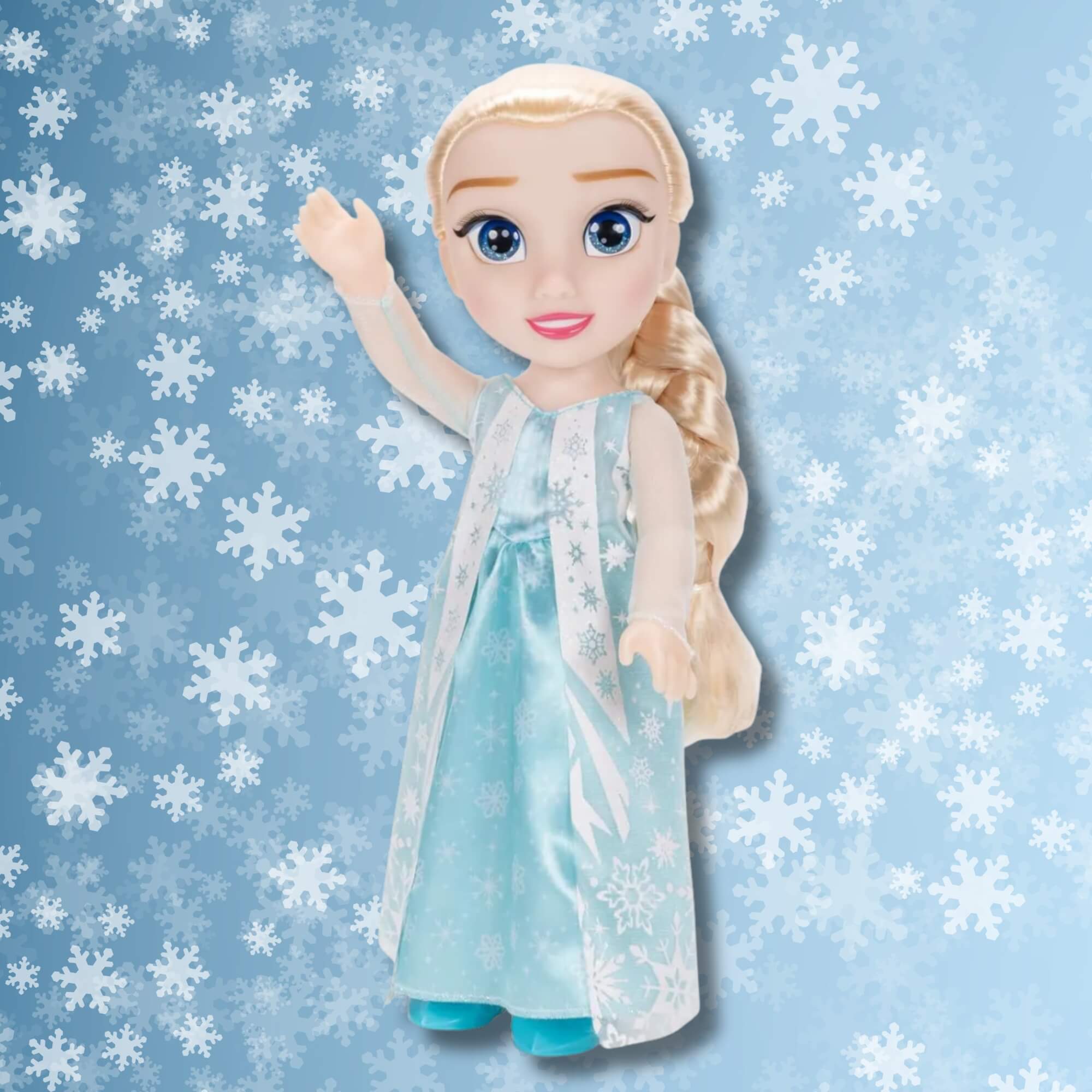 Princesa Disney Boneca Infantil Articulada Elsa Frozen 38cm Multikids - BR1921