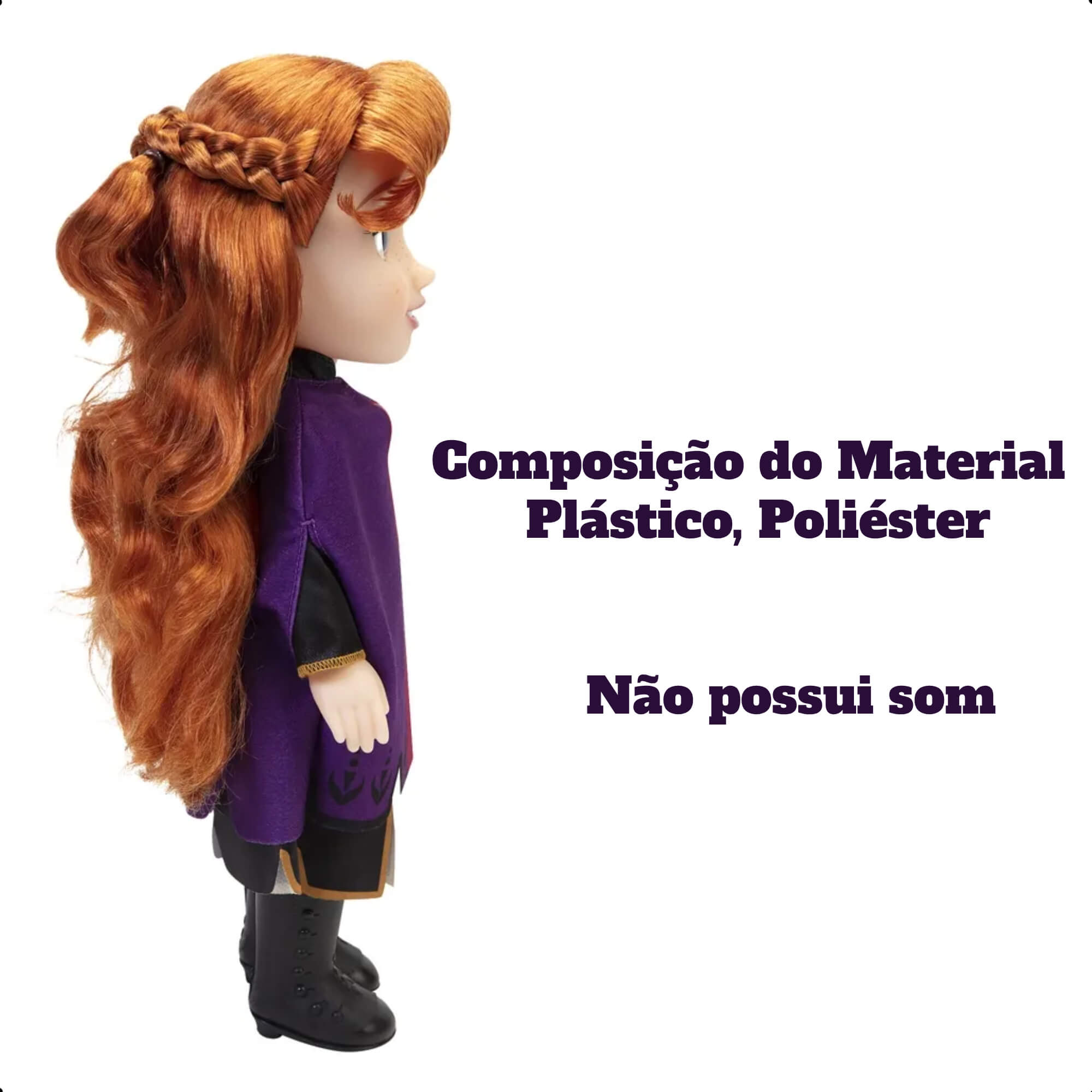 Brinquedo Boneca Articulada Anna Frozen 2 38cm Multikids - BR1922