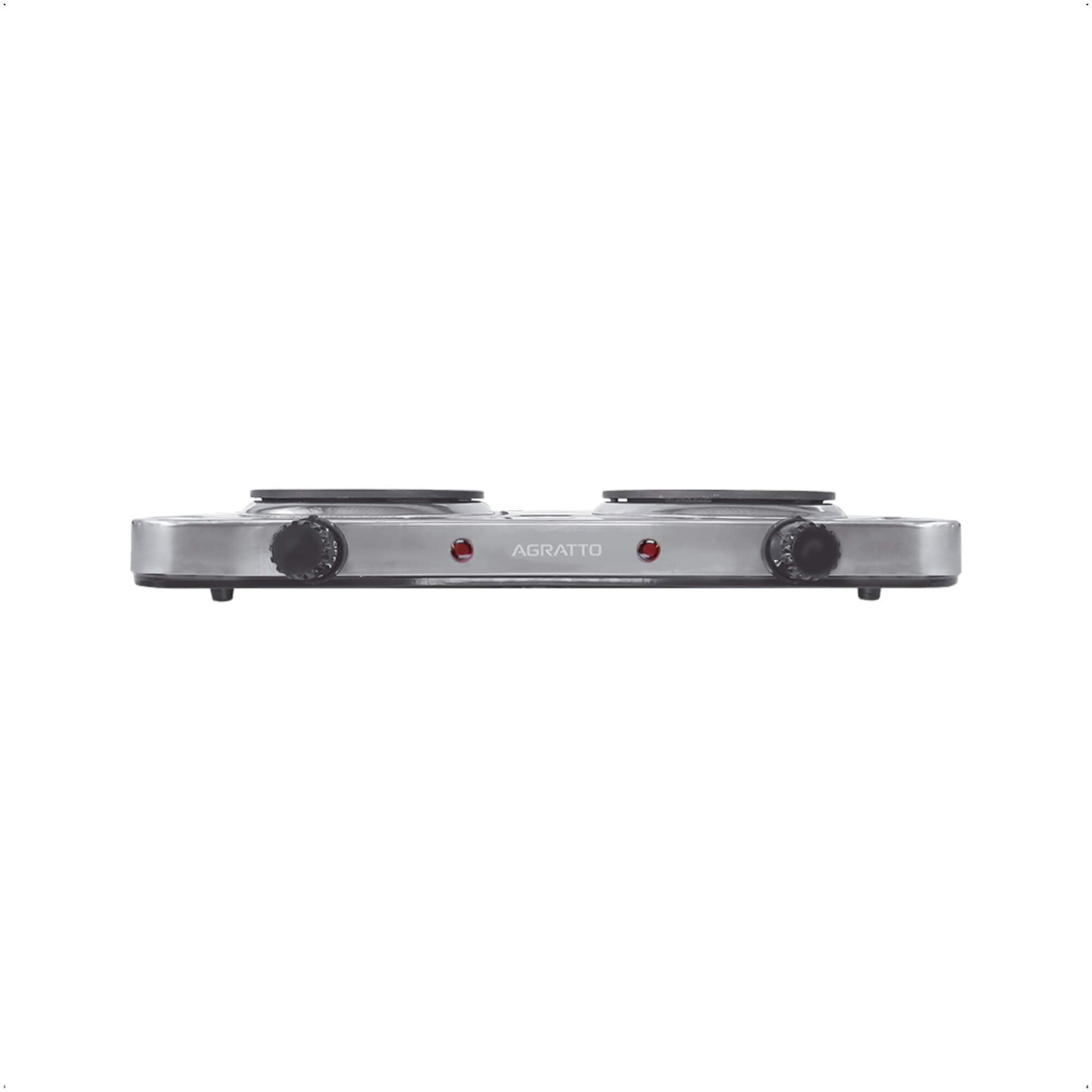 Fogão Elétrico De Mesa Portátil Agratto 127V 2000W 2 Bocas FM-01 - 4917