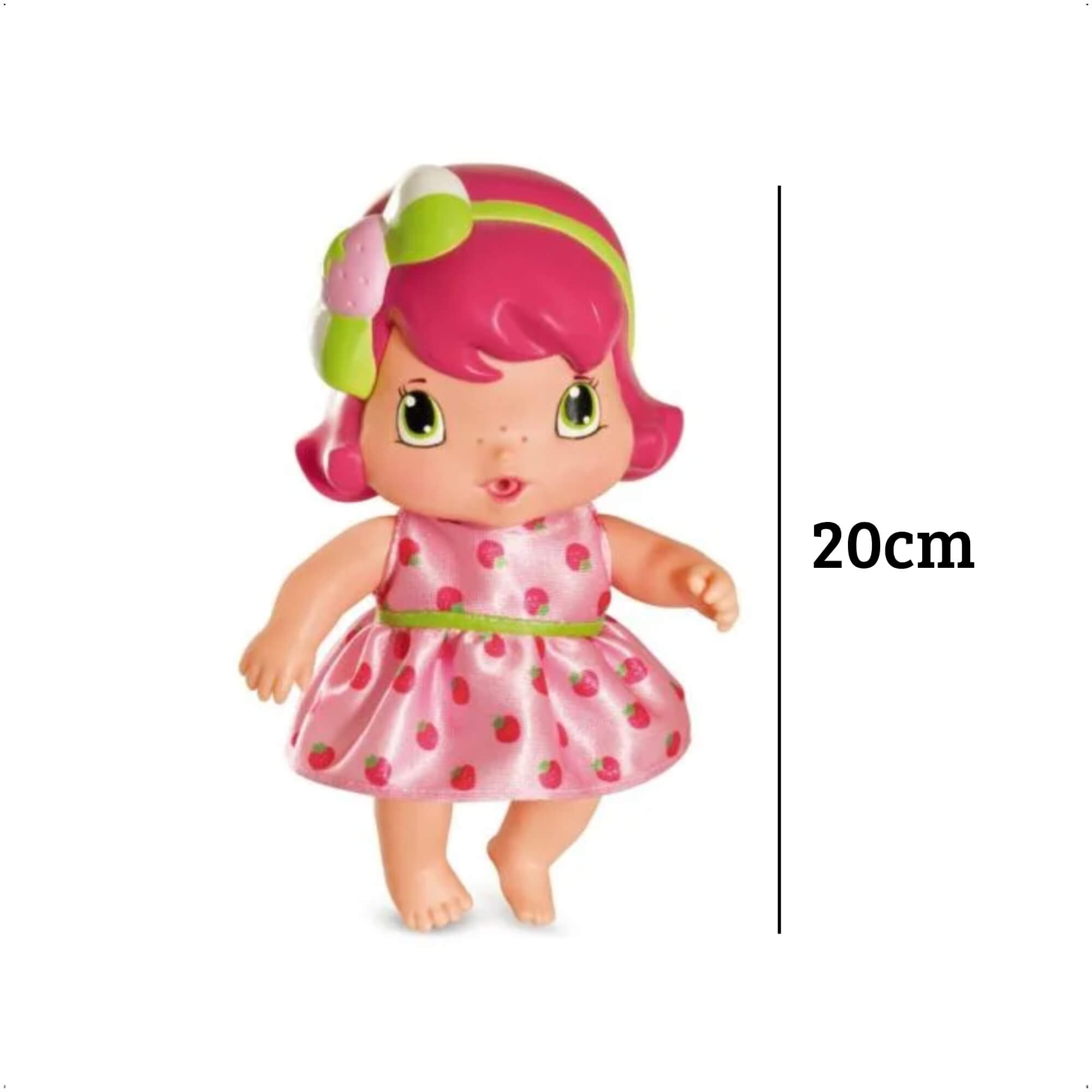 Brinquedo Boneca Baby Moranguinho Petit com Acessorios Mimo Toys - 4007