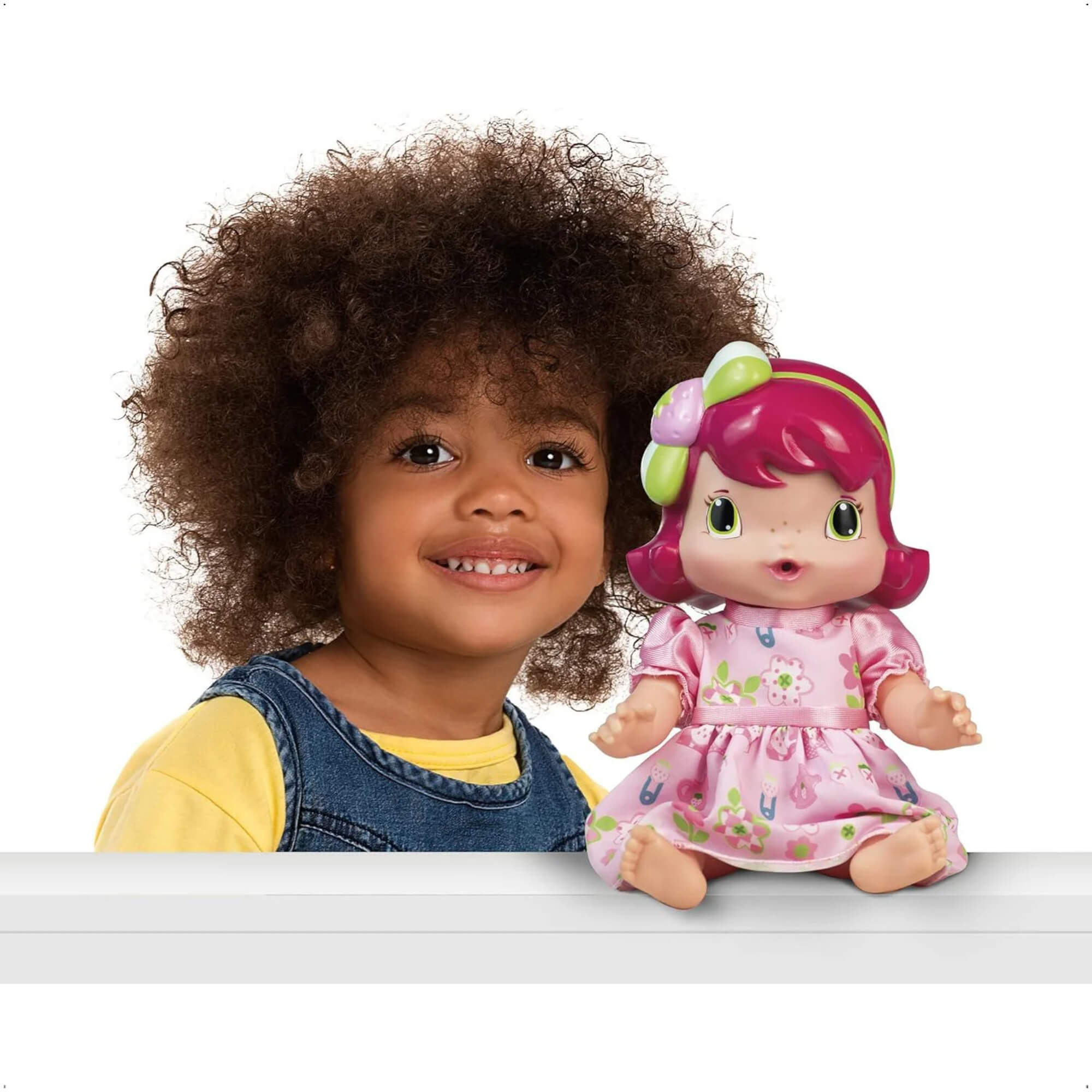 Brinquedo Boneca Baby Moranguinho Que Canta Com Som Mimo Toys 4009