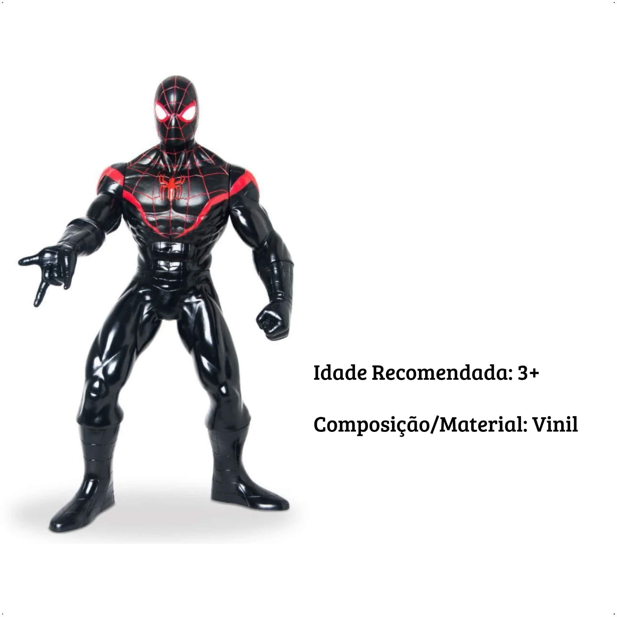 Brinquedo Boneco Homem Aranha Universe - Miles Morales 45cm Mimo Toys 1201