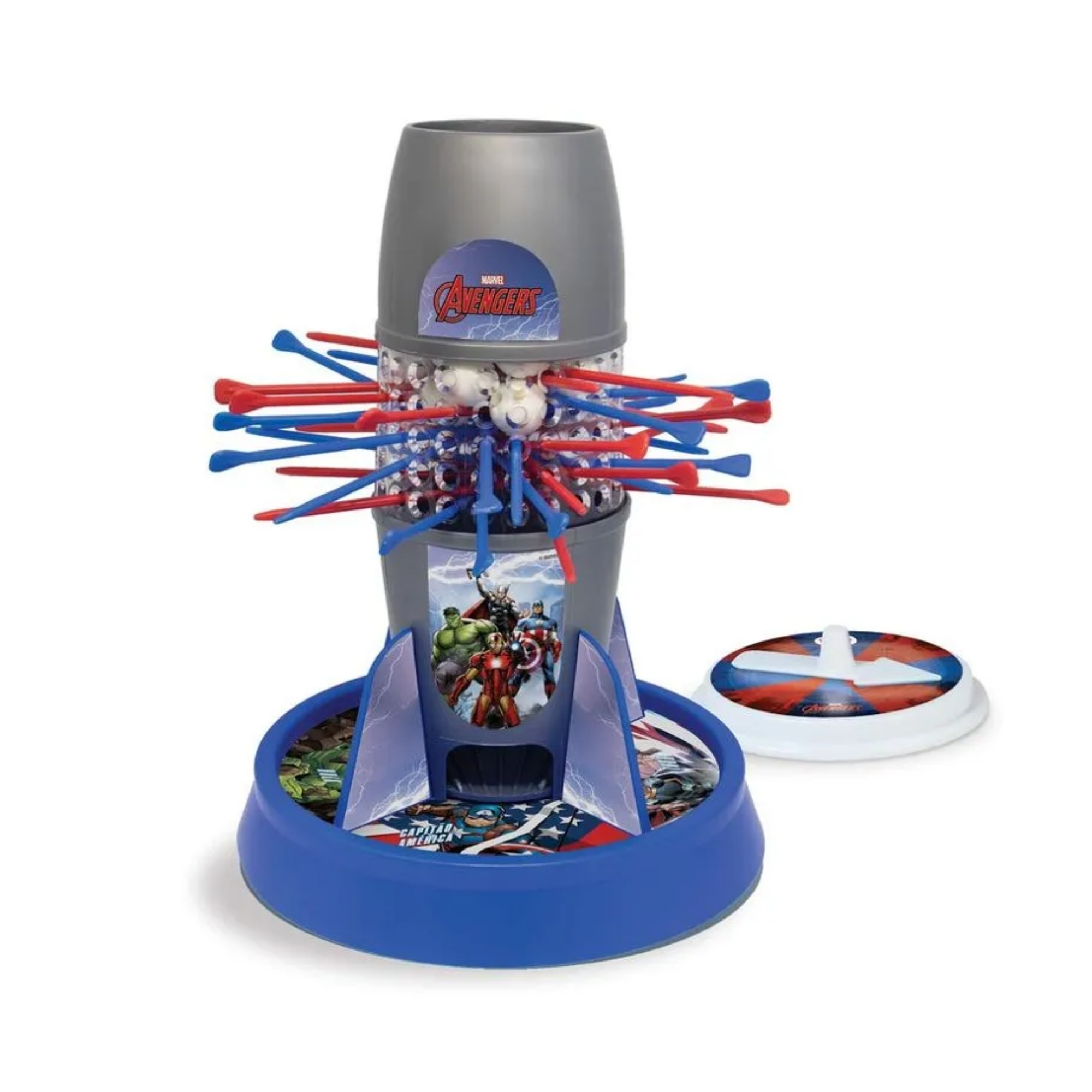 Jogo Tira/Pega Varetas - Avengers Elka Brinquedo Origina -1215
