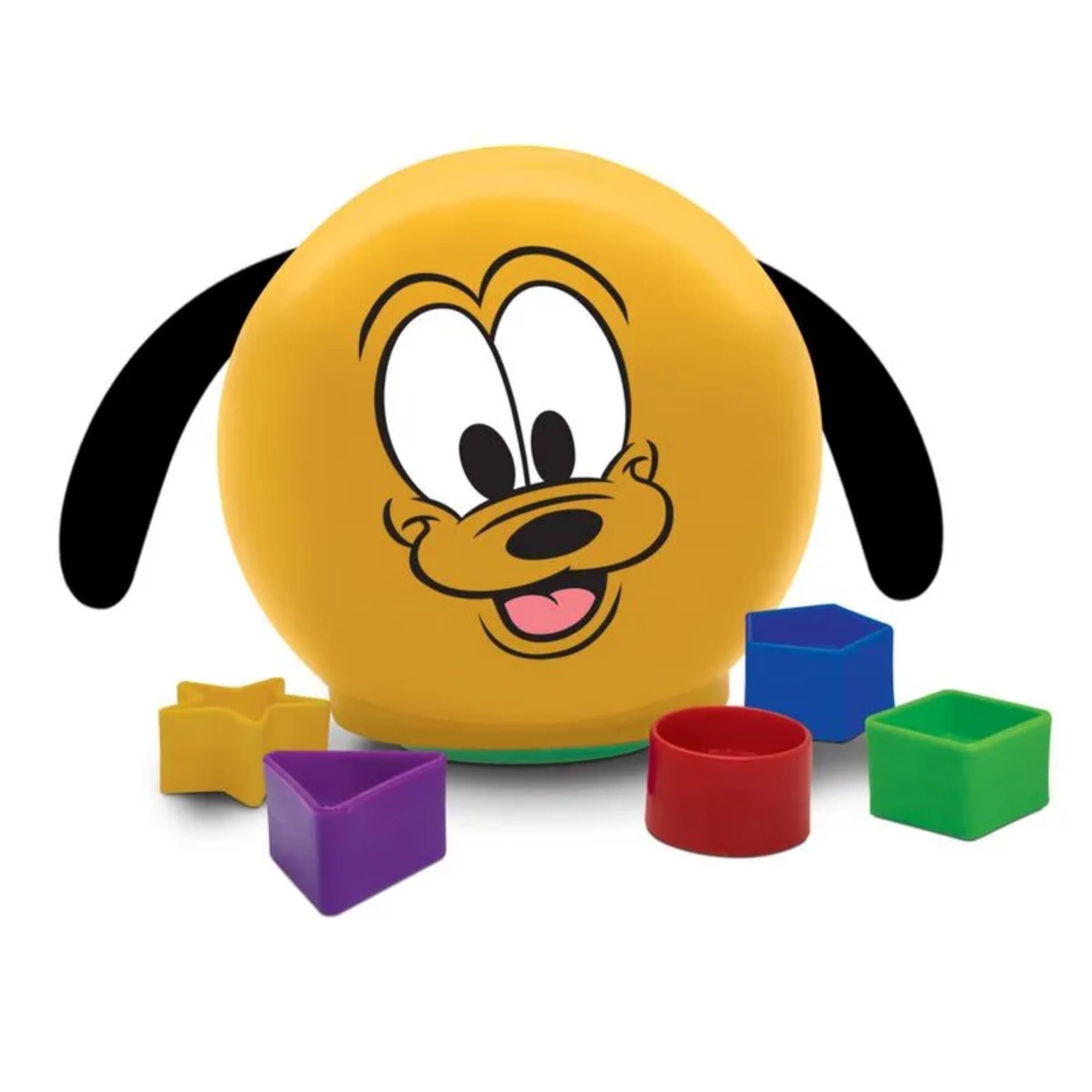 Brinquedo Encaixe Formas 6 peças Pluto p/ Crianças a Partir de 12 meses Elka - 1235