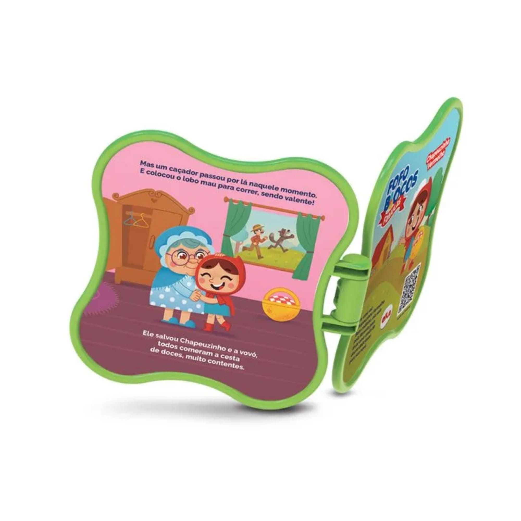 Brinquedo de Montar Fofo Blocos Fábulas 18 peças Chapeuzinho Vermelho Elka - 1248