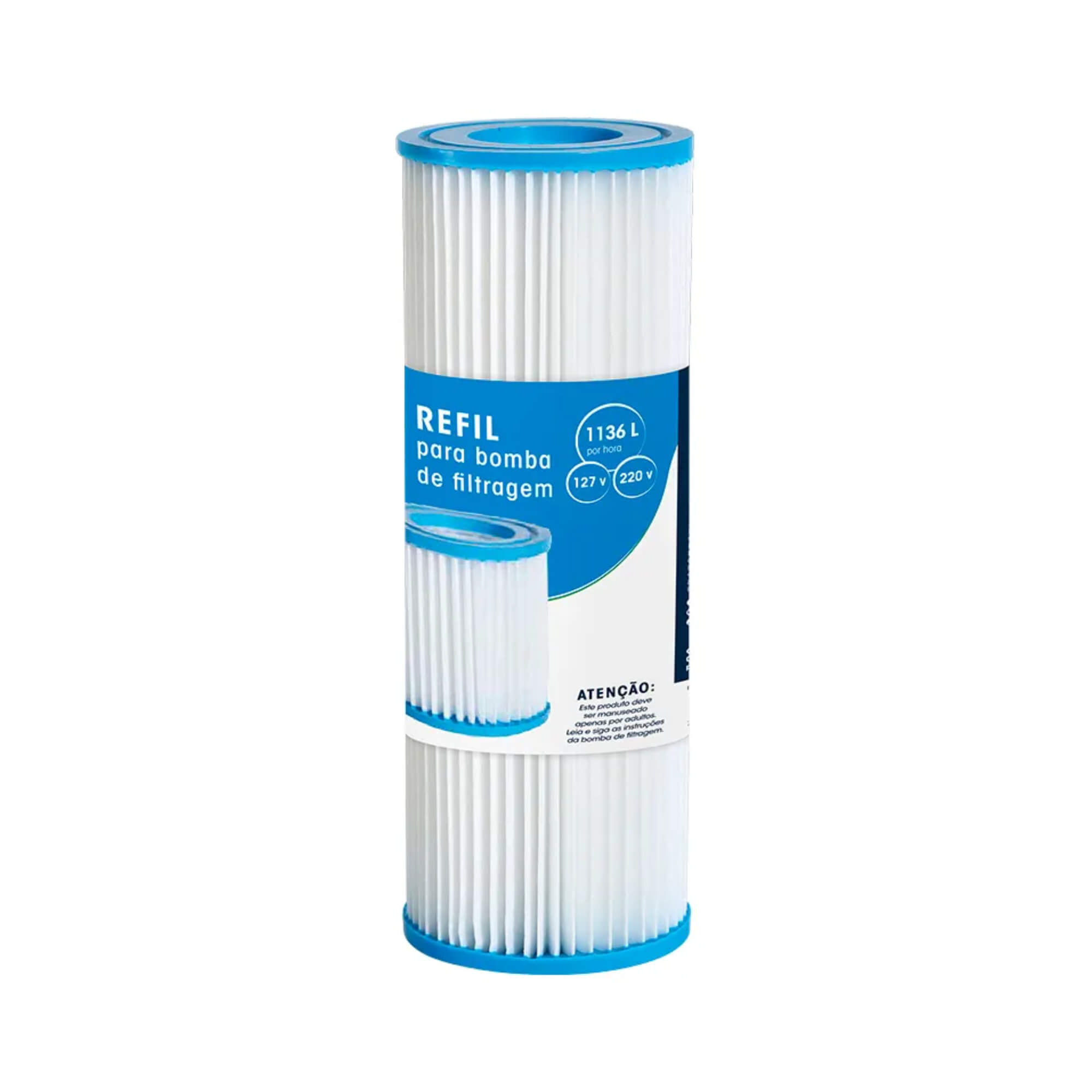 Refil Bomba de Filtragem 1.136 L/h Bivolt (Kit Com 2 Unidades) (P55) BEL 175400