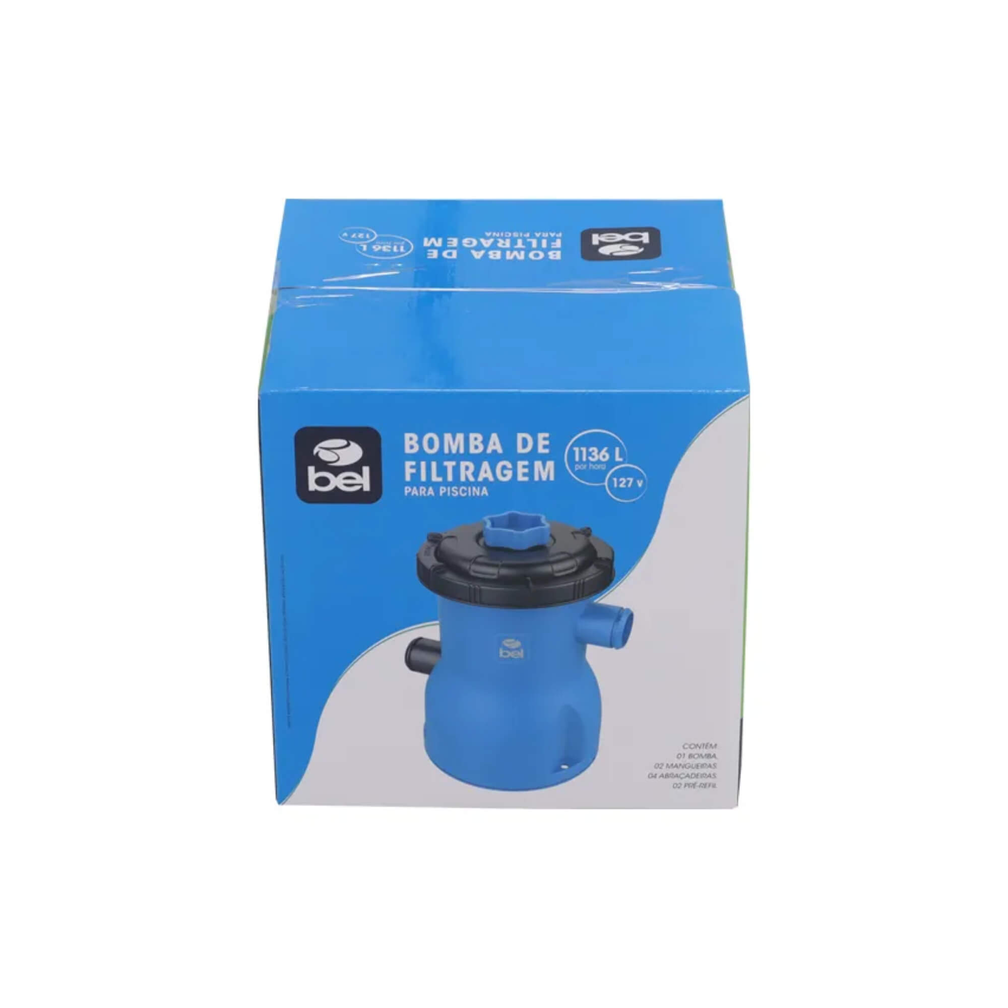 Bomba de Filtragem 1.136L/h Filtro para Piscina 110v Bel - 174400