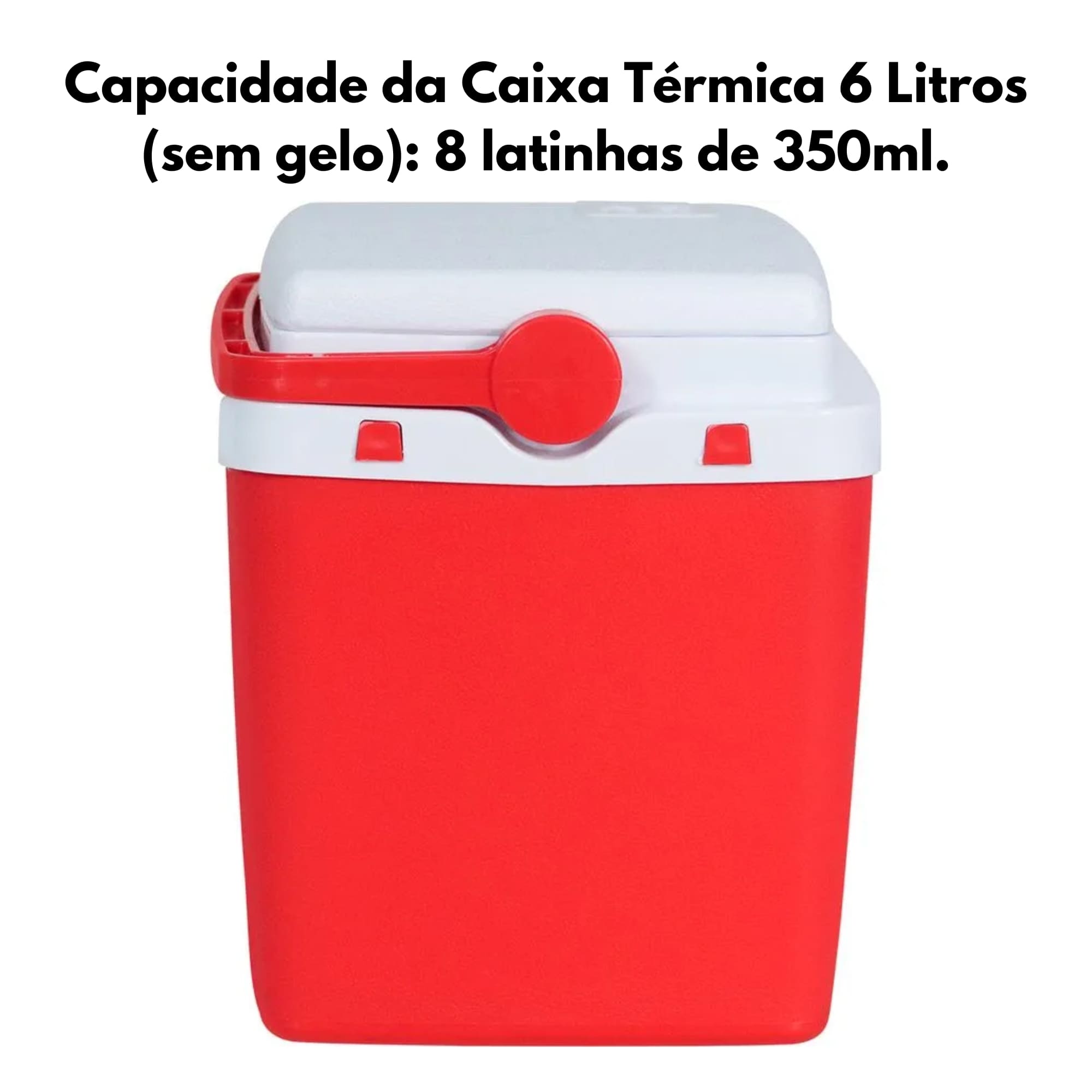 Caixa Térmica 6 Litros Vermelha Bel - 070604
