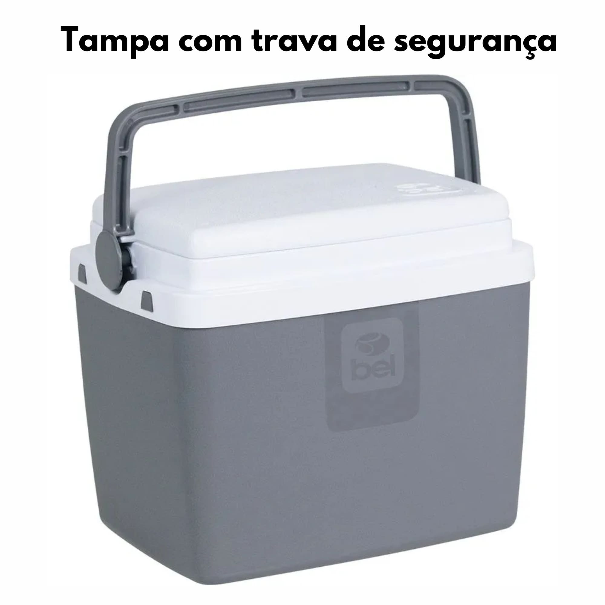 Caixa Térmica 6 Litros Cinza Bel - 070608
