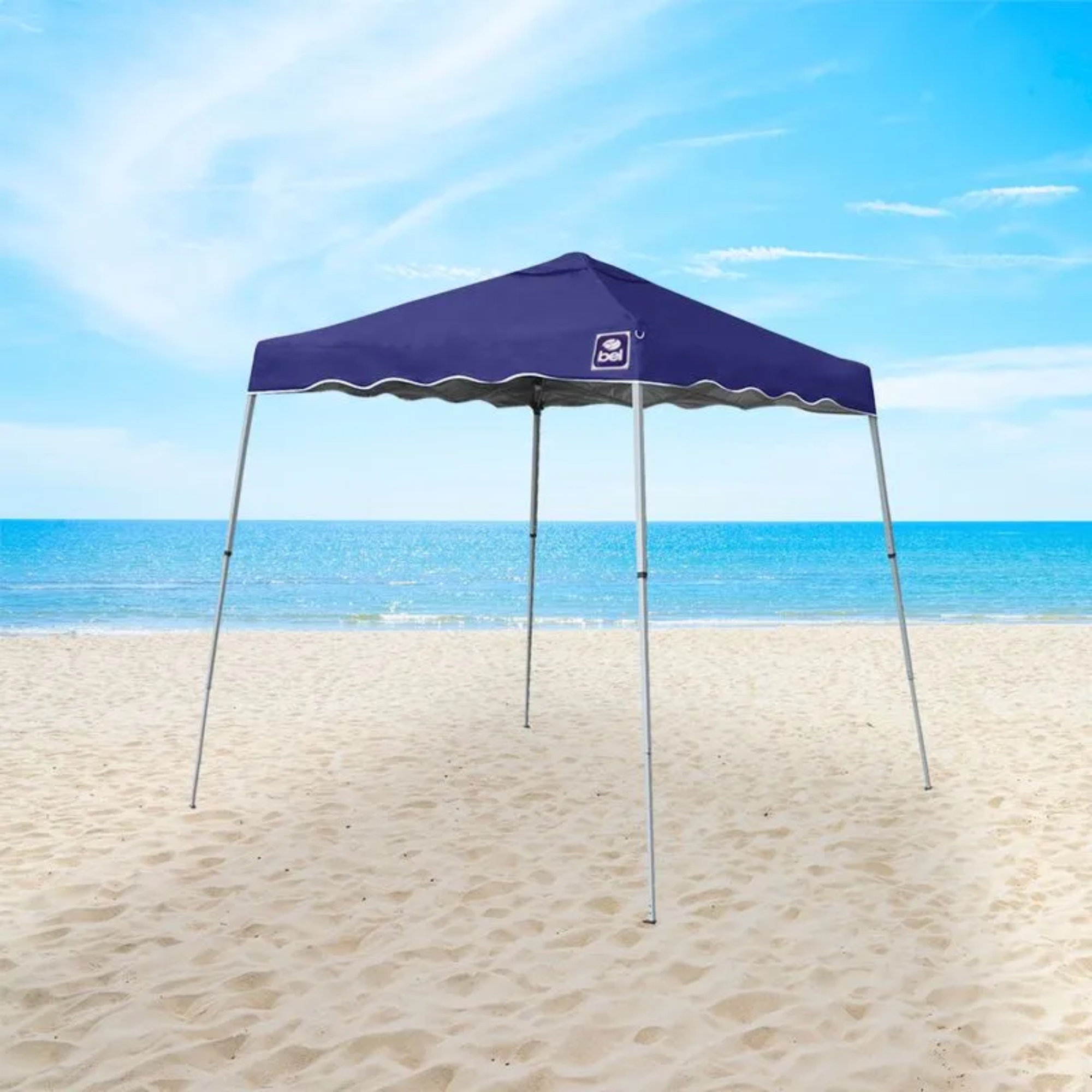 Tenda Gazebo Articulada Azul Bolsa Dobrável Desmontável Proteção Portátil - BEL 341500